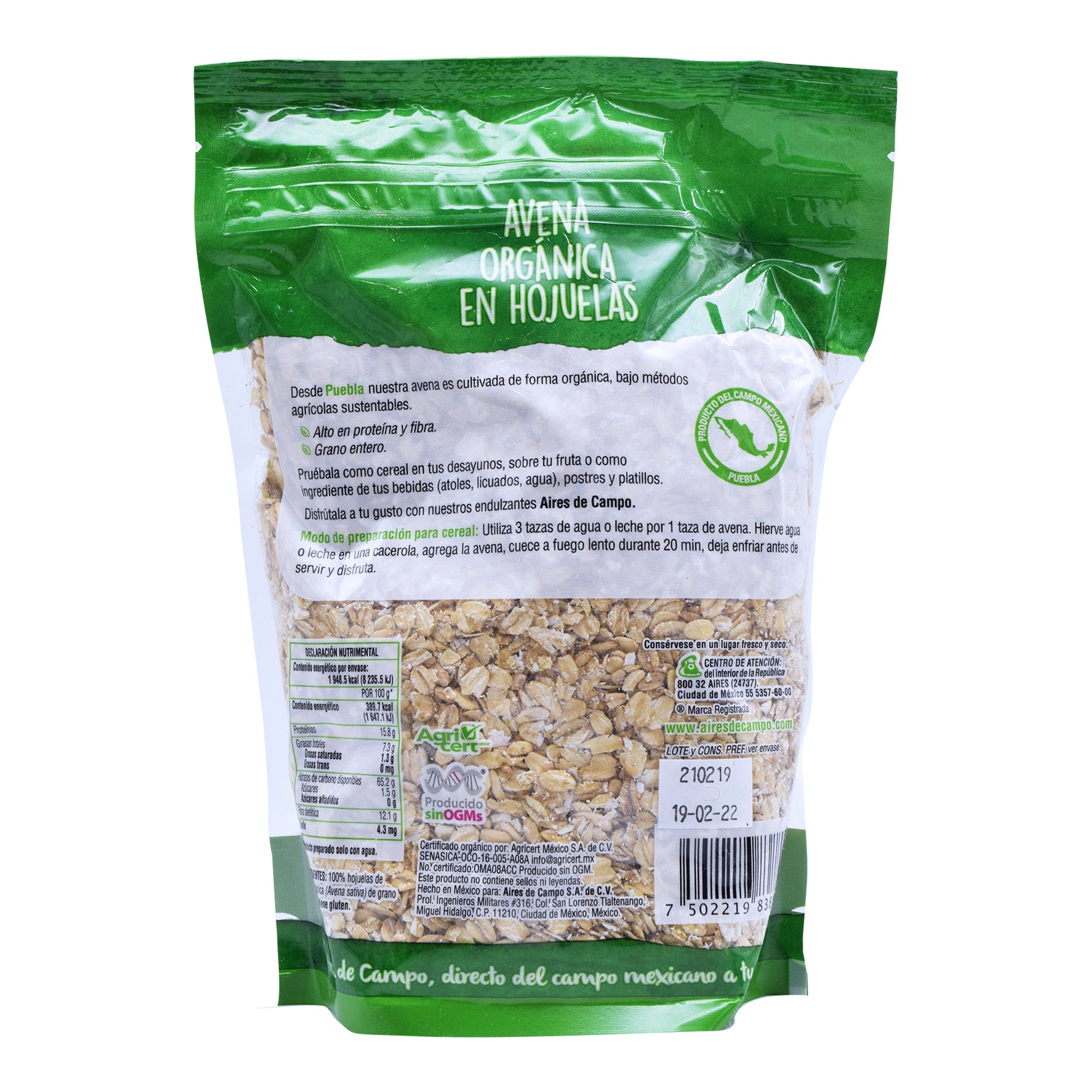 Avena En Hojuela 500 G