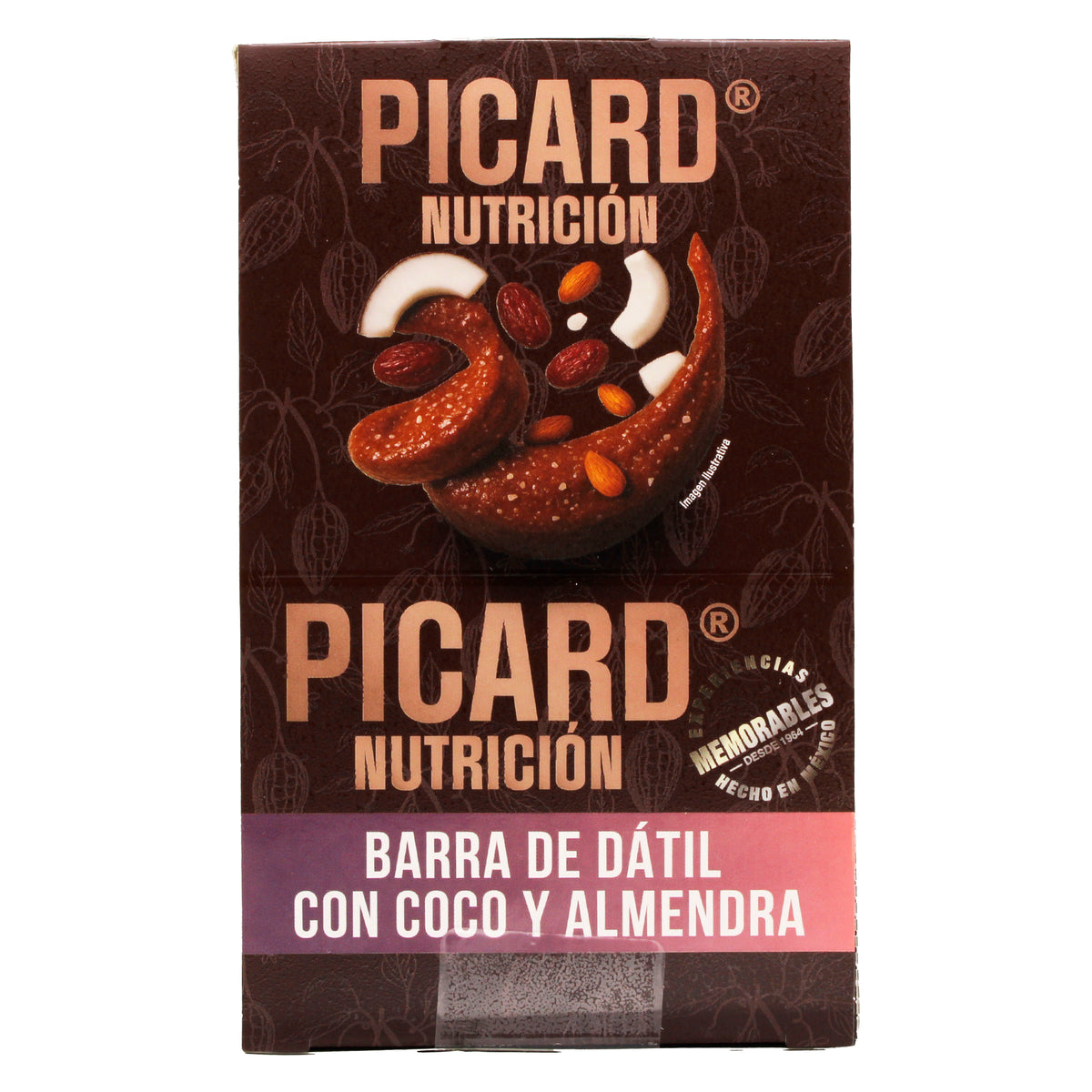 Barra Datil Coco Almendra 40 G (PAQUETE 12)