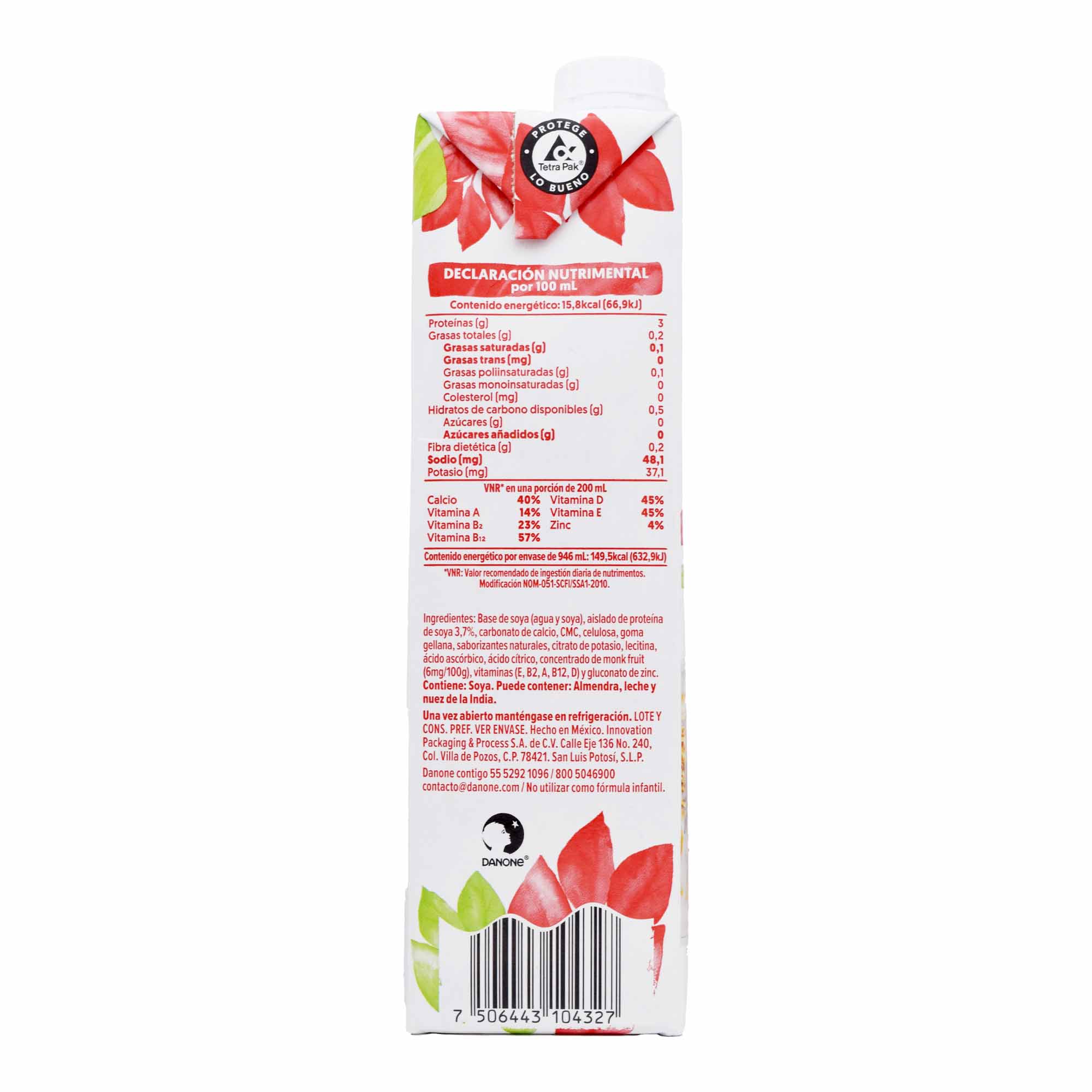 Bebida De Soya 946 Ml