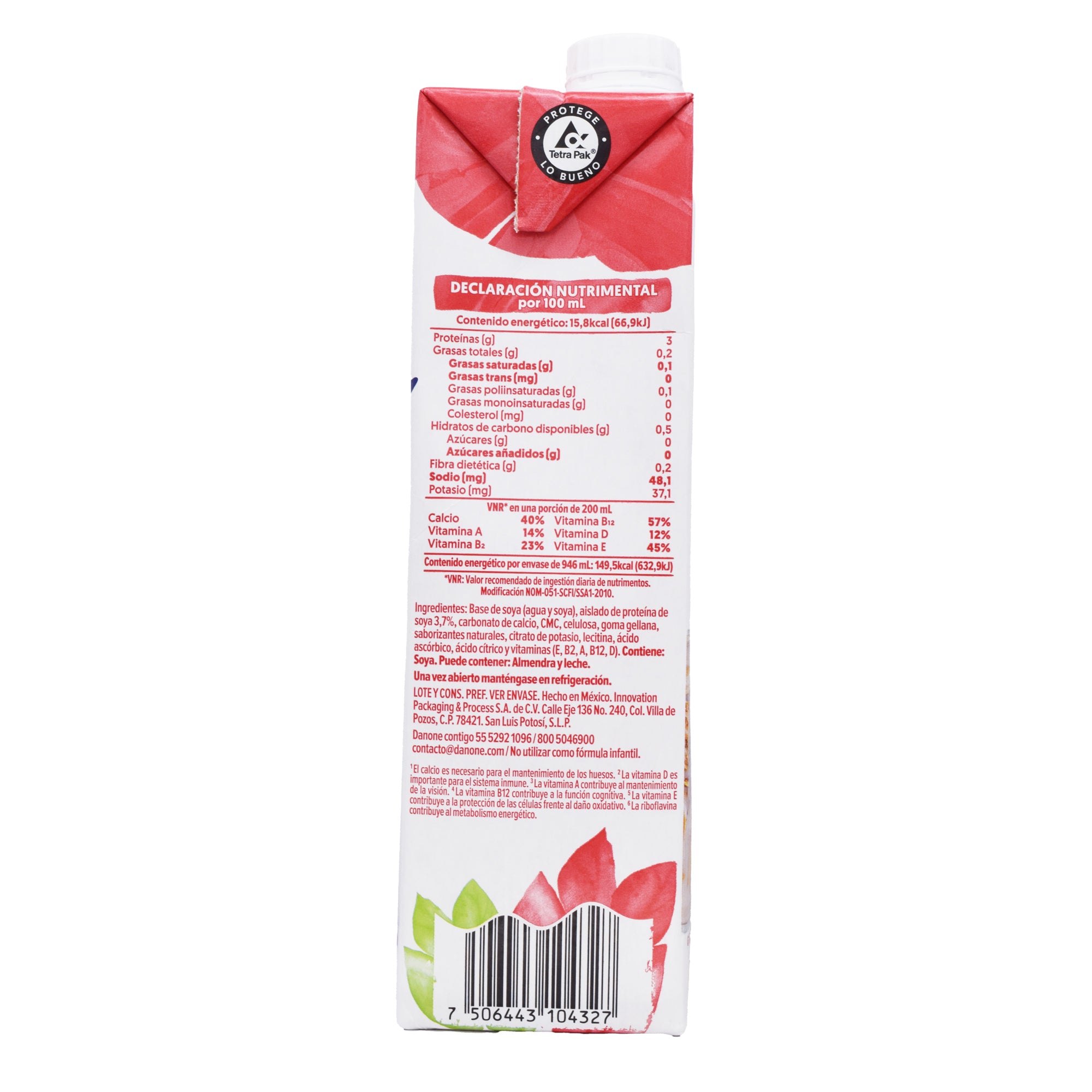 Bebida De Soya 946 Ml