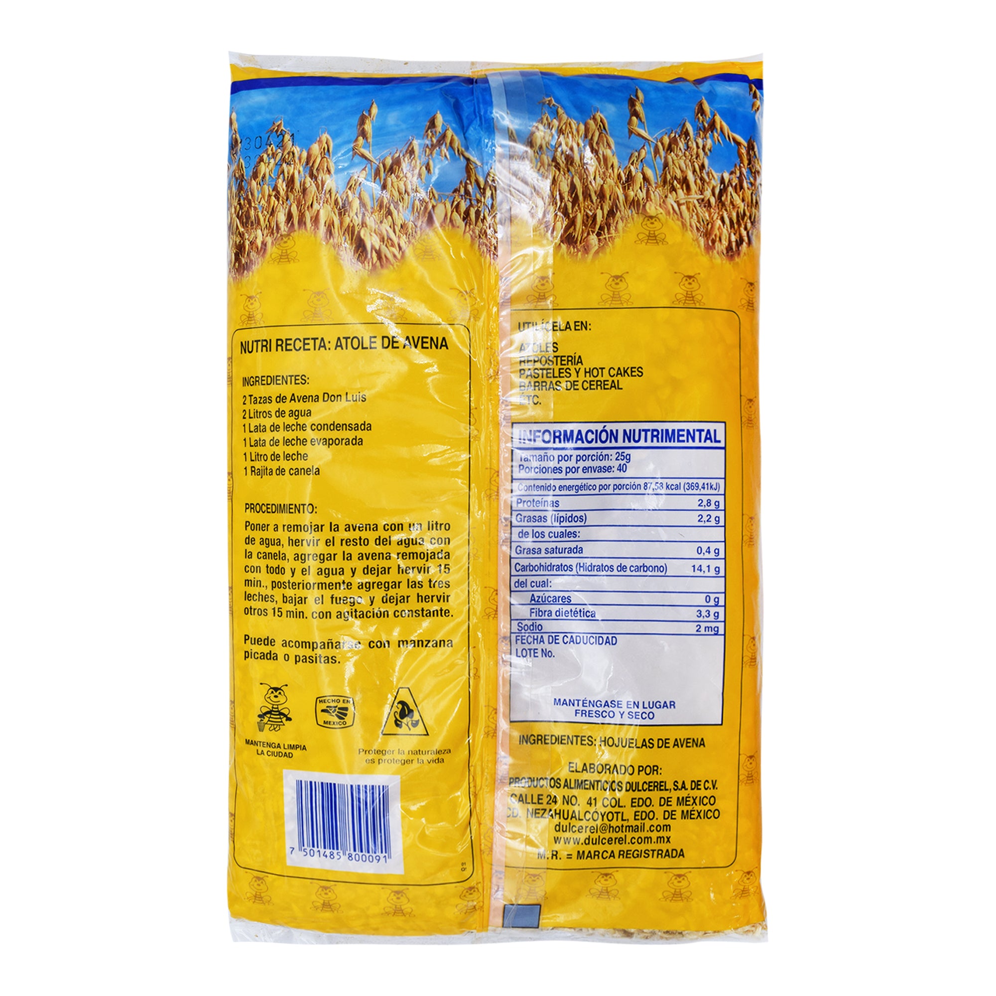 Avena En Hojuela 1 Kg