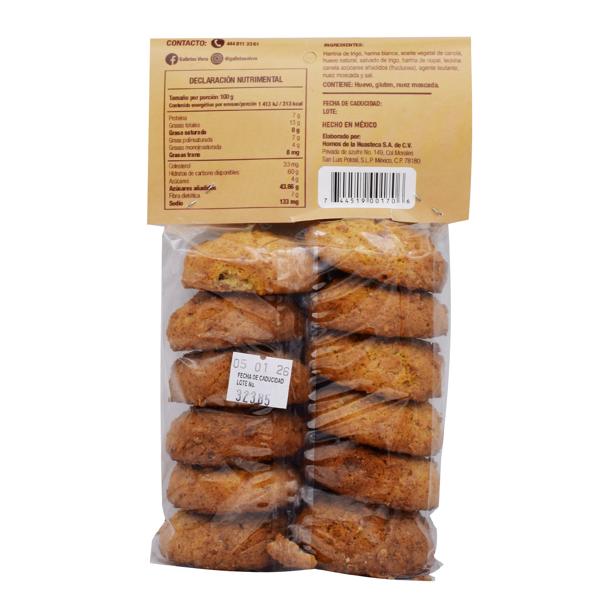 Galleta Nopalleta 200 G