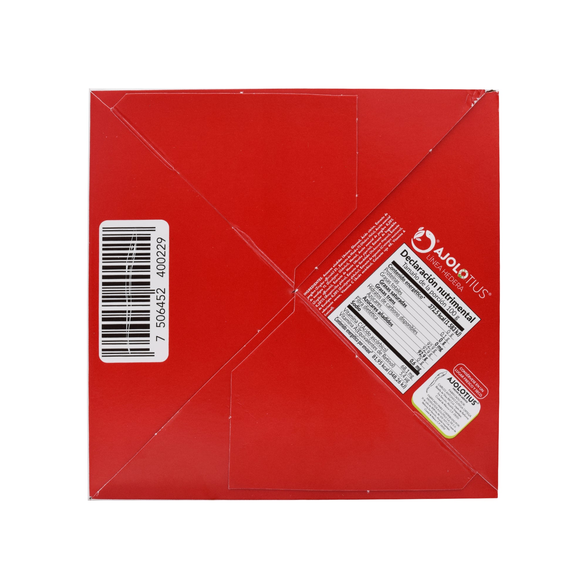 Pastillas Refrescantes Jengibre Hedera 10 Pz (Paquete 10)