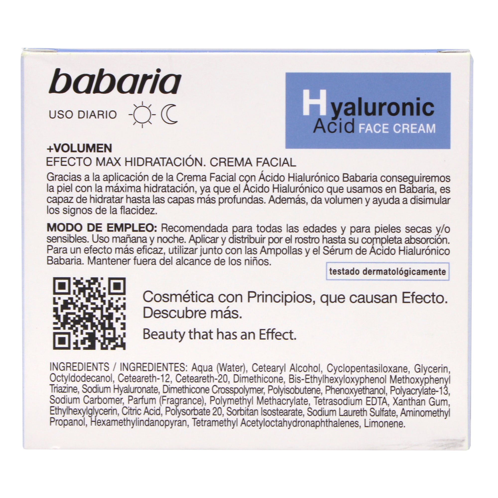 Crema Facial Acido Hialuronico 50 Ml