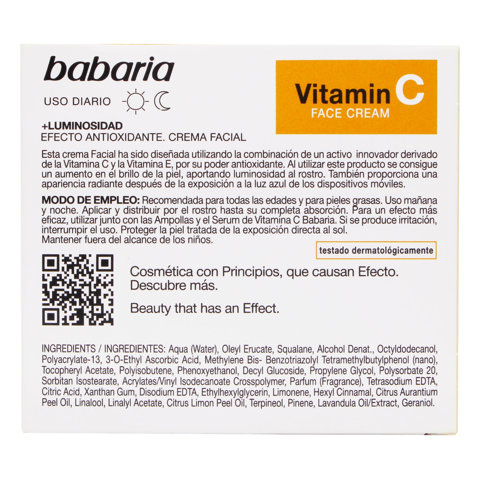 Crema Facial Vitamina C Antioxidante 50 Ml