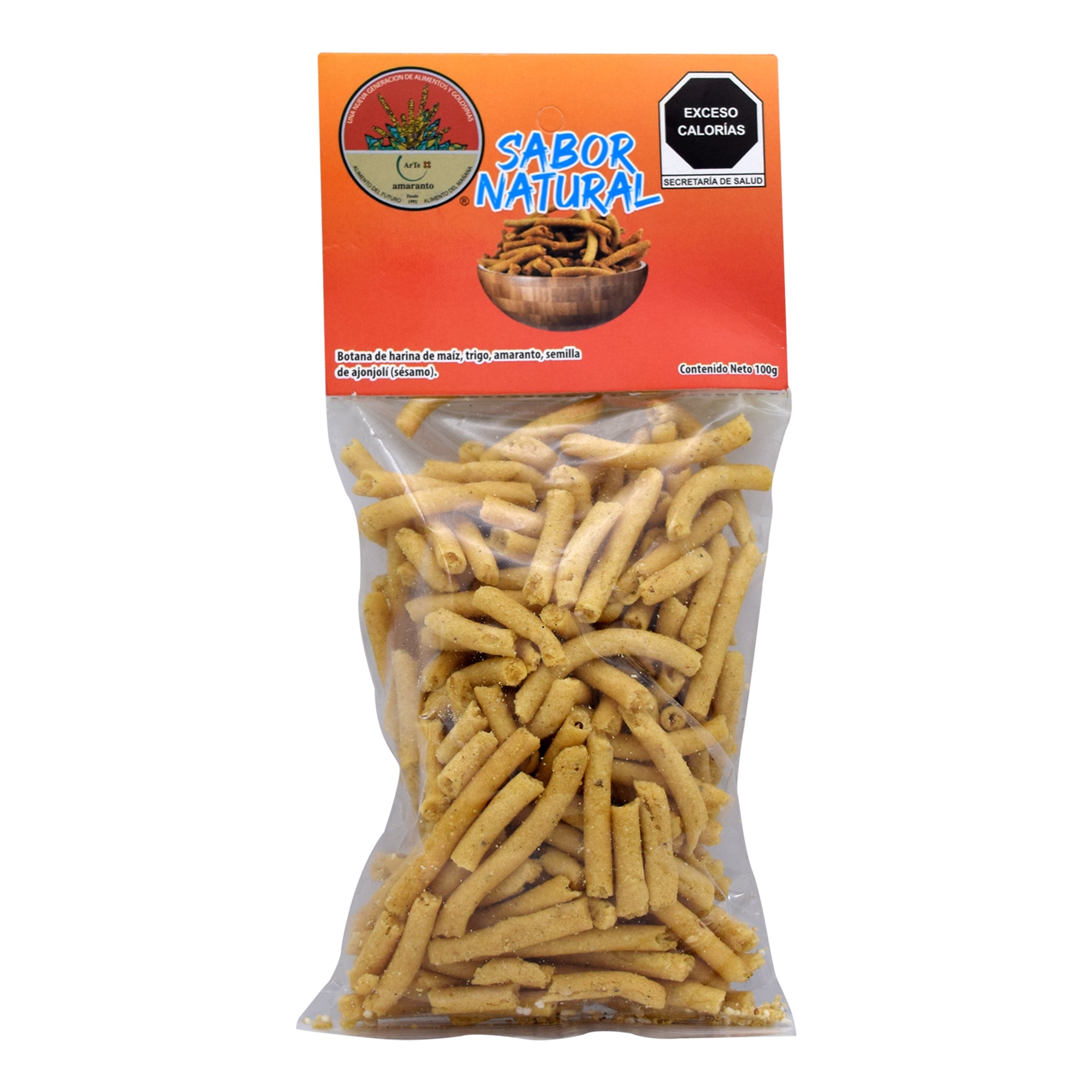 Churritos De Amaranto Nat 100 G (Caja 10)