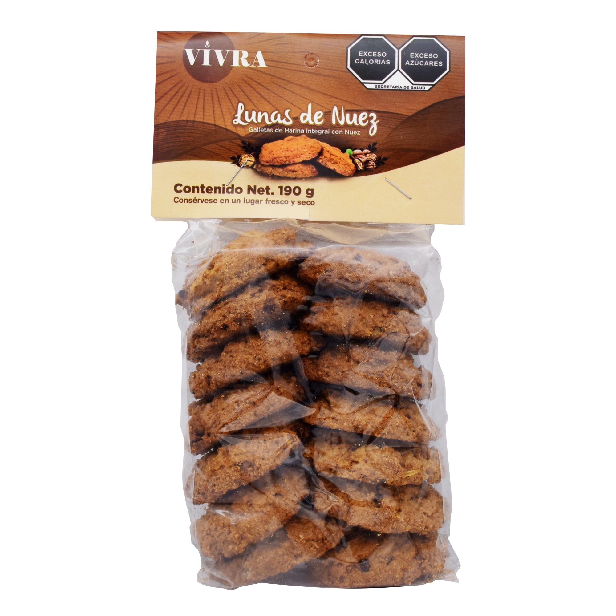Galleta Lunas De Nuez 190 G