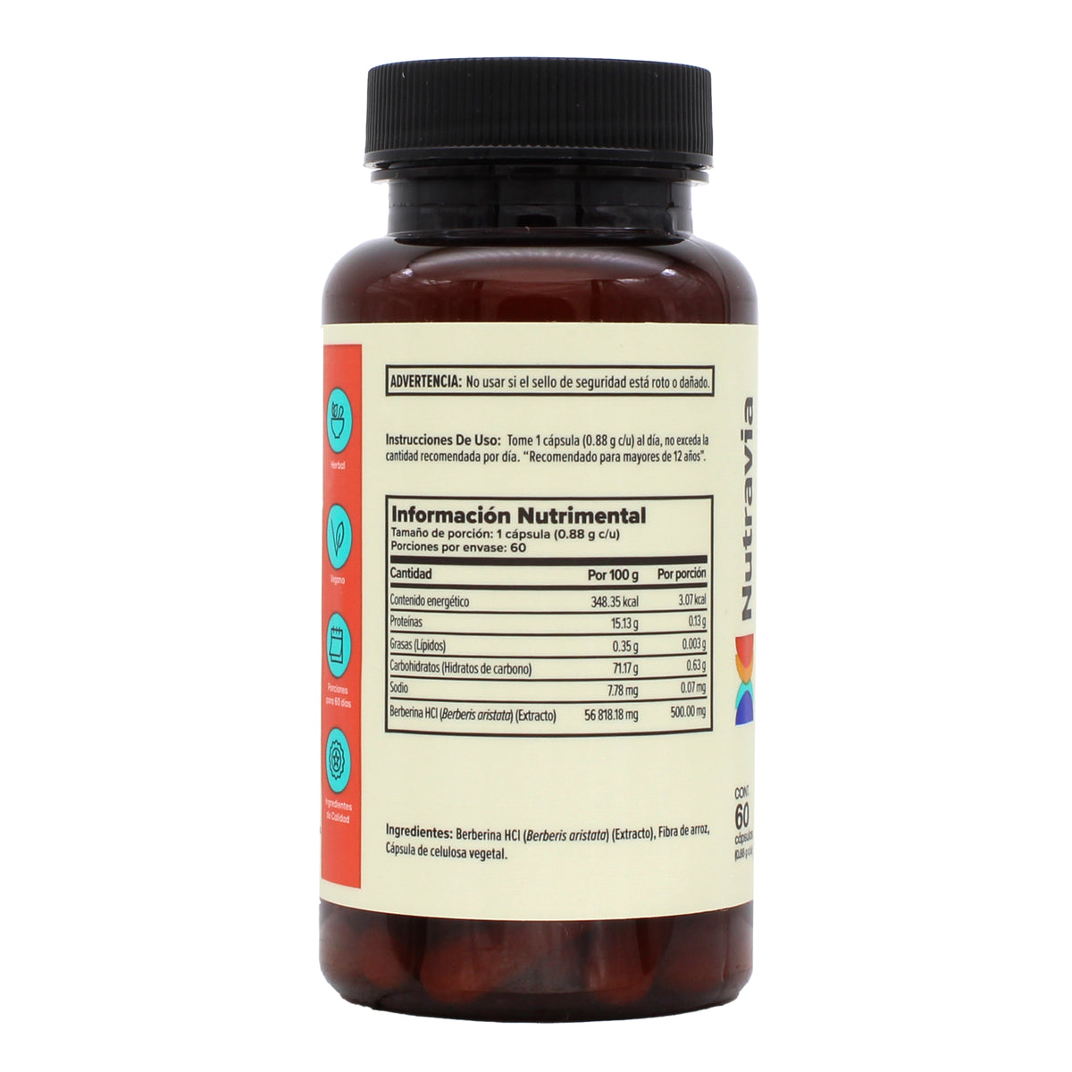 Berberina Hci 60 Cap
