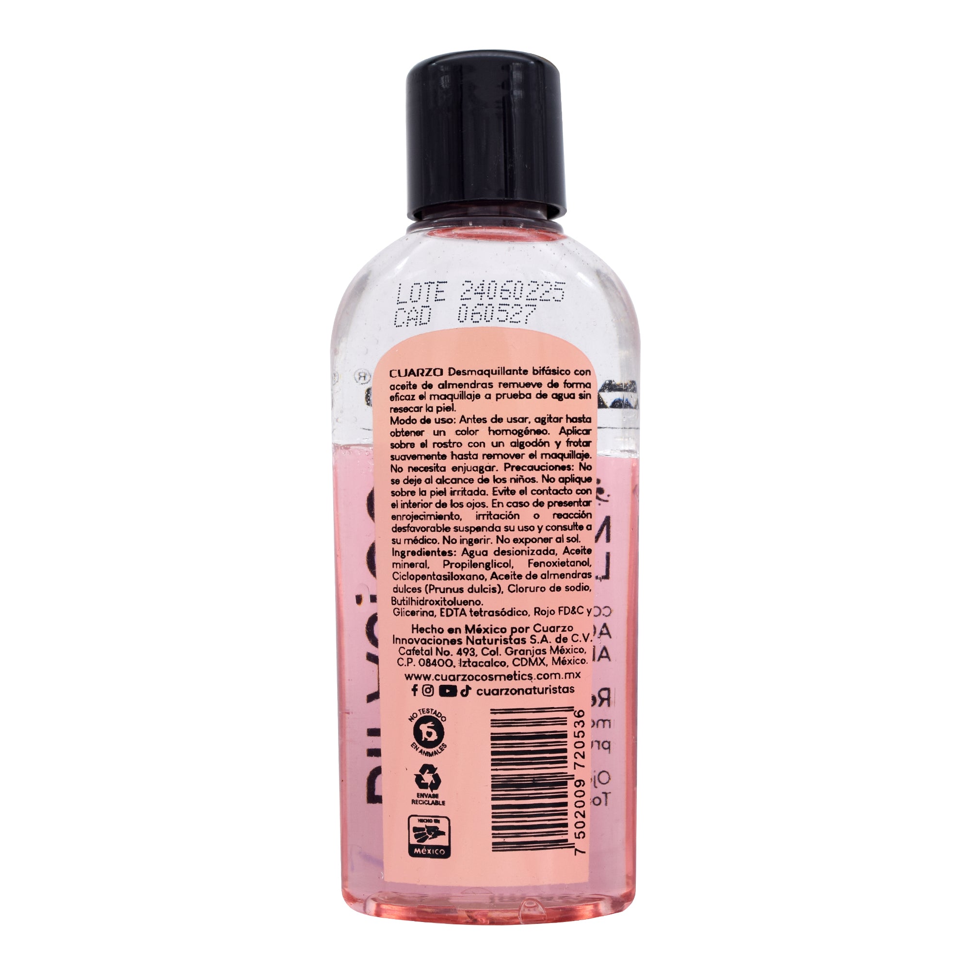 Desmaquillante Bifasico Aceite De Almendras 125 Ml