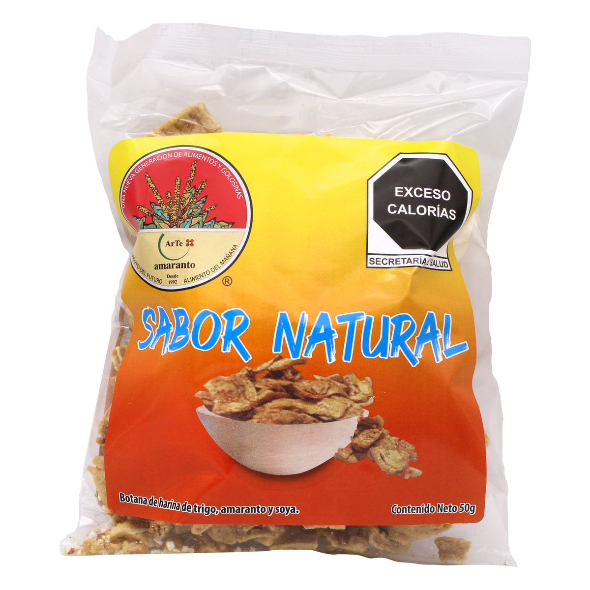Chicharron Con Amaranto Y Soya Natural 50 G (Caja 12)