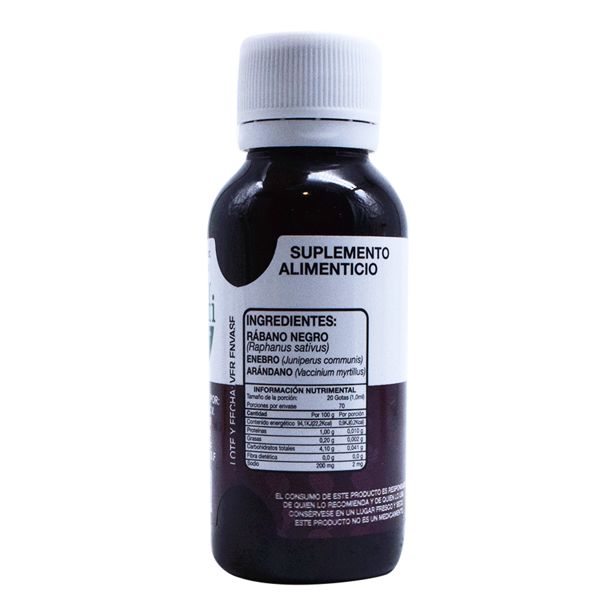 Rabano Negro Tintura 70 Ml