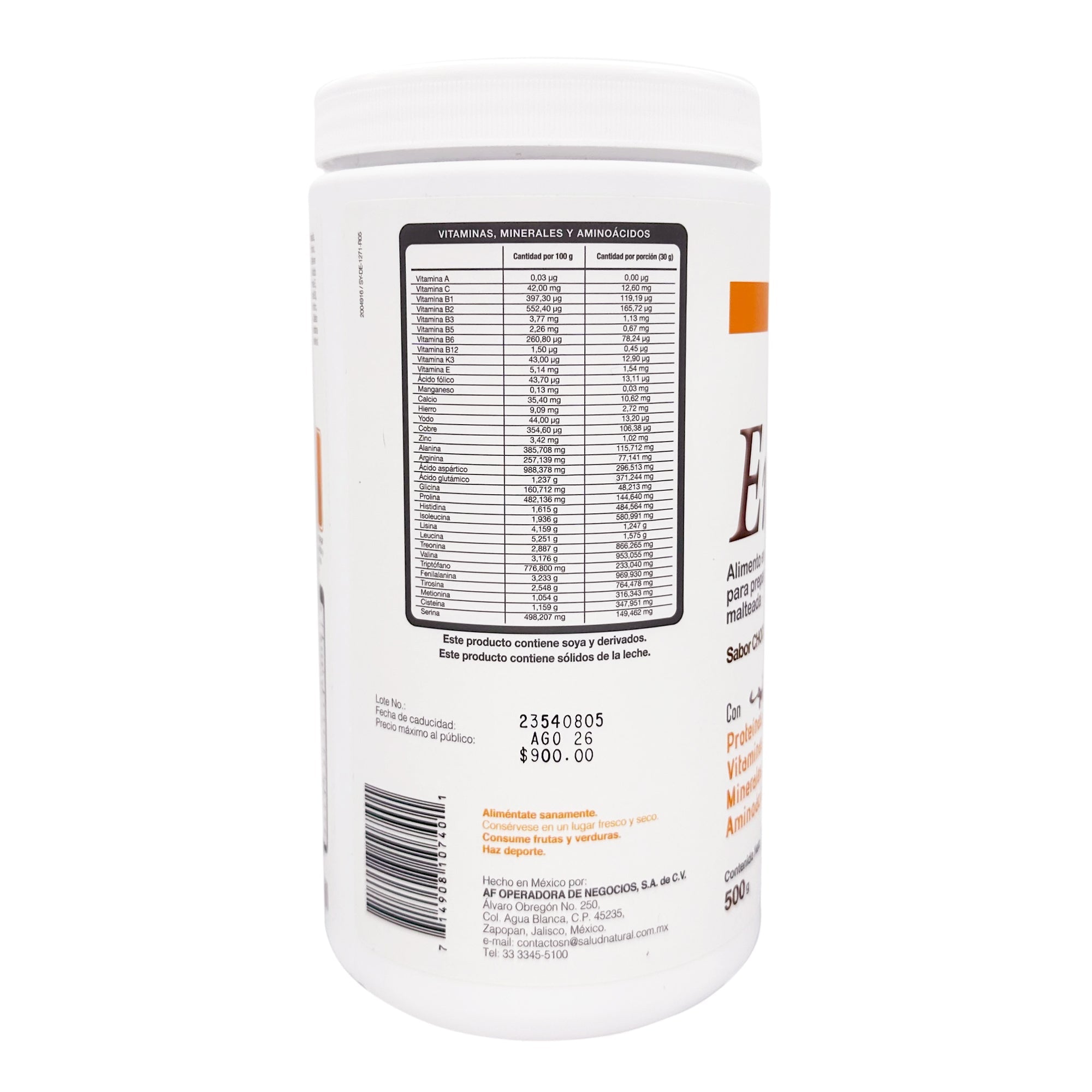 Enersoy Polvo Chocolate 500 G