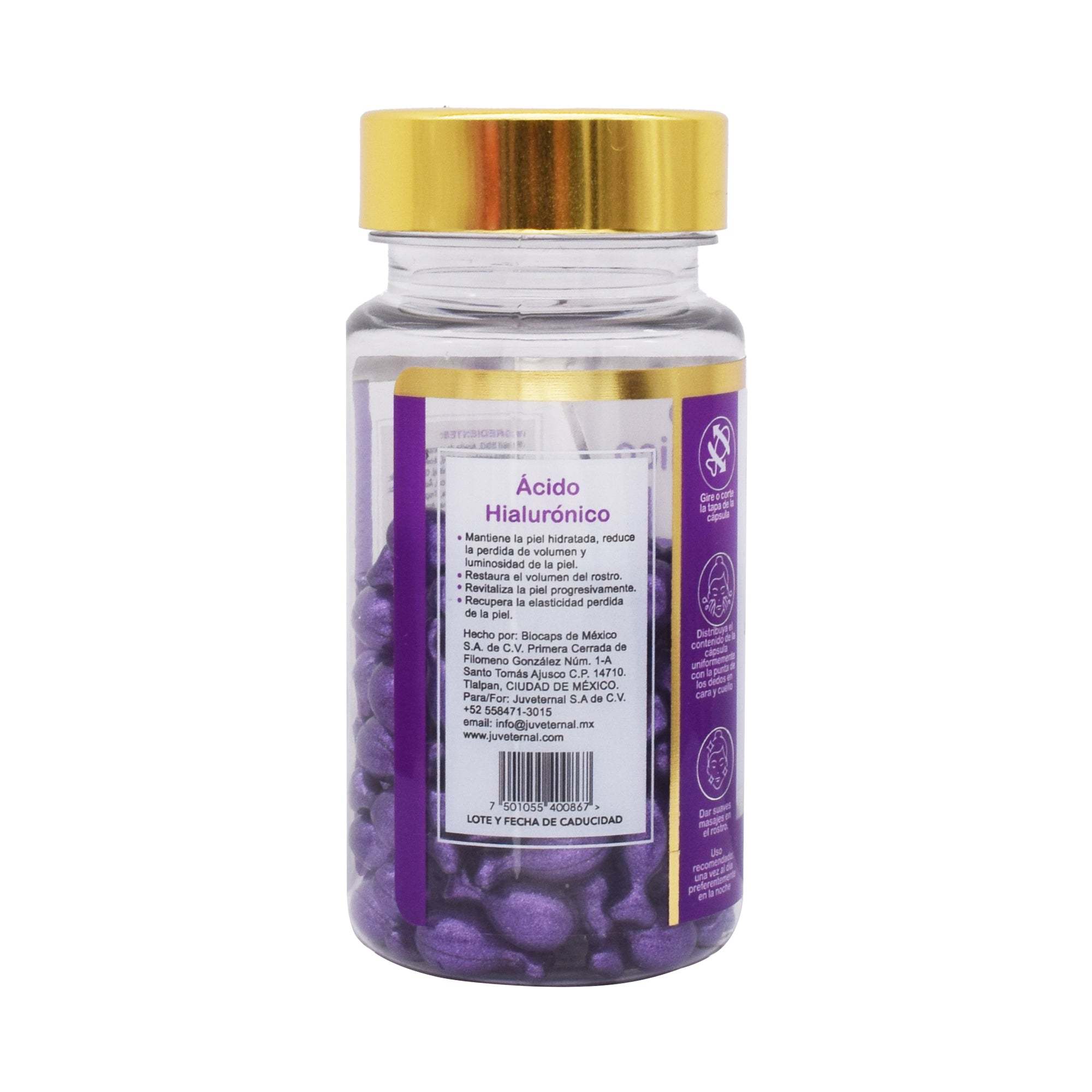 Acido Hialuronico Facial 90 Cap