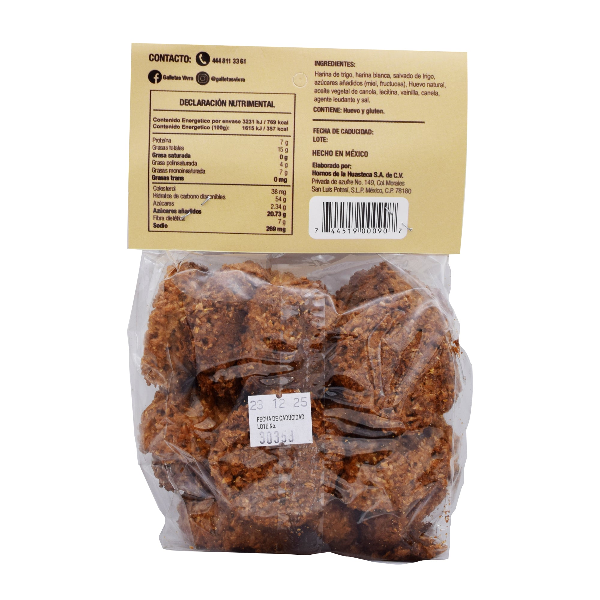 Galleta Salvado Y Miel 200 G