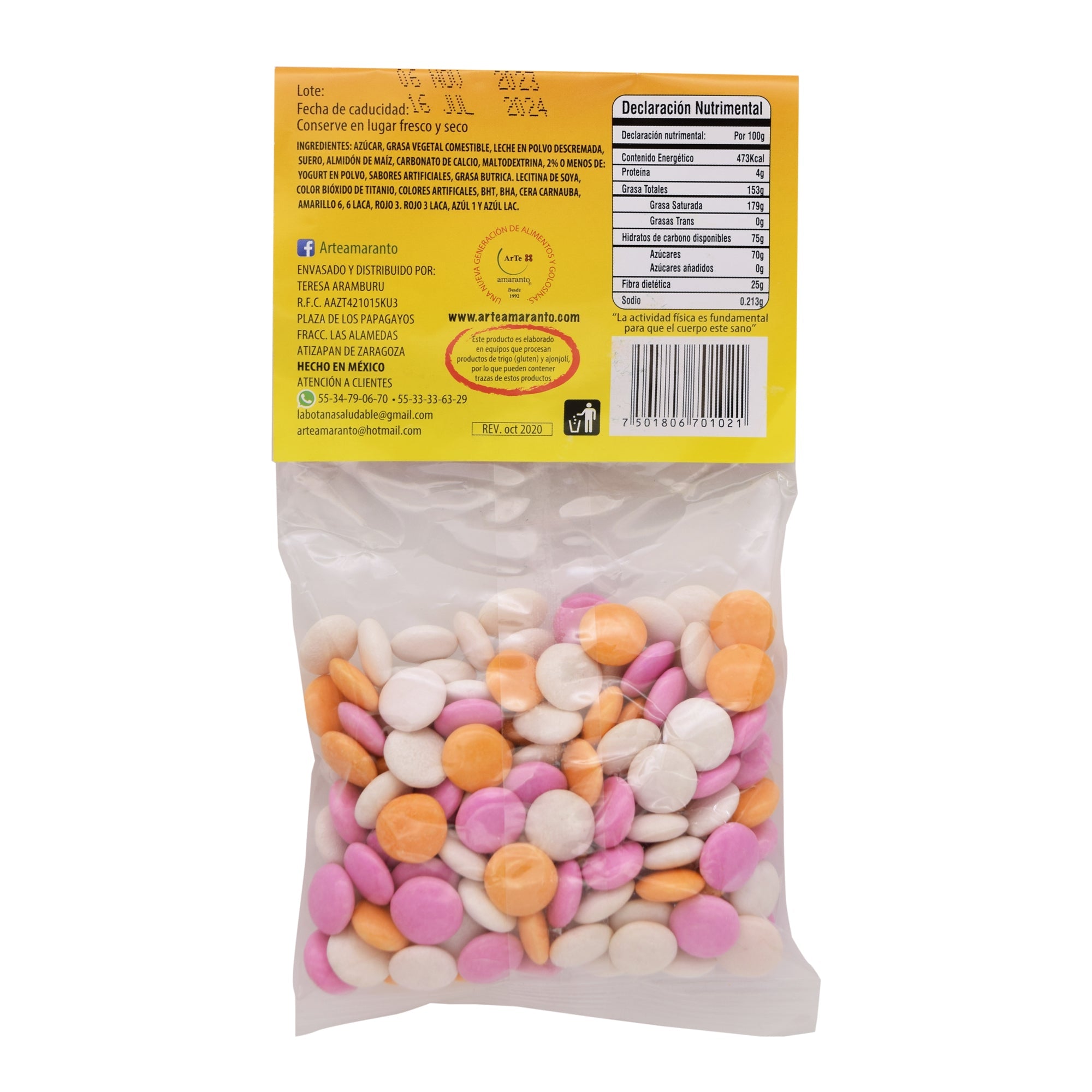 Lunetas De Yogurt 100 G (Caja 15)