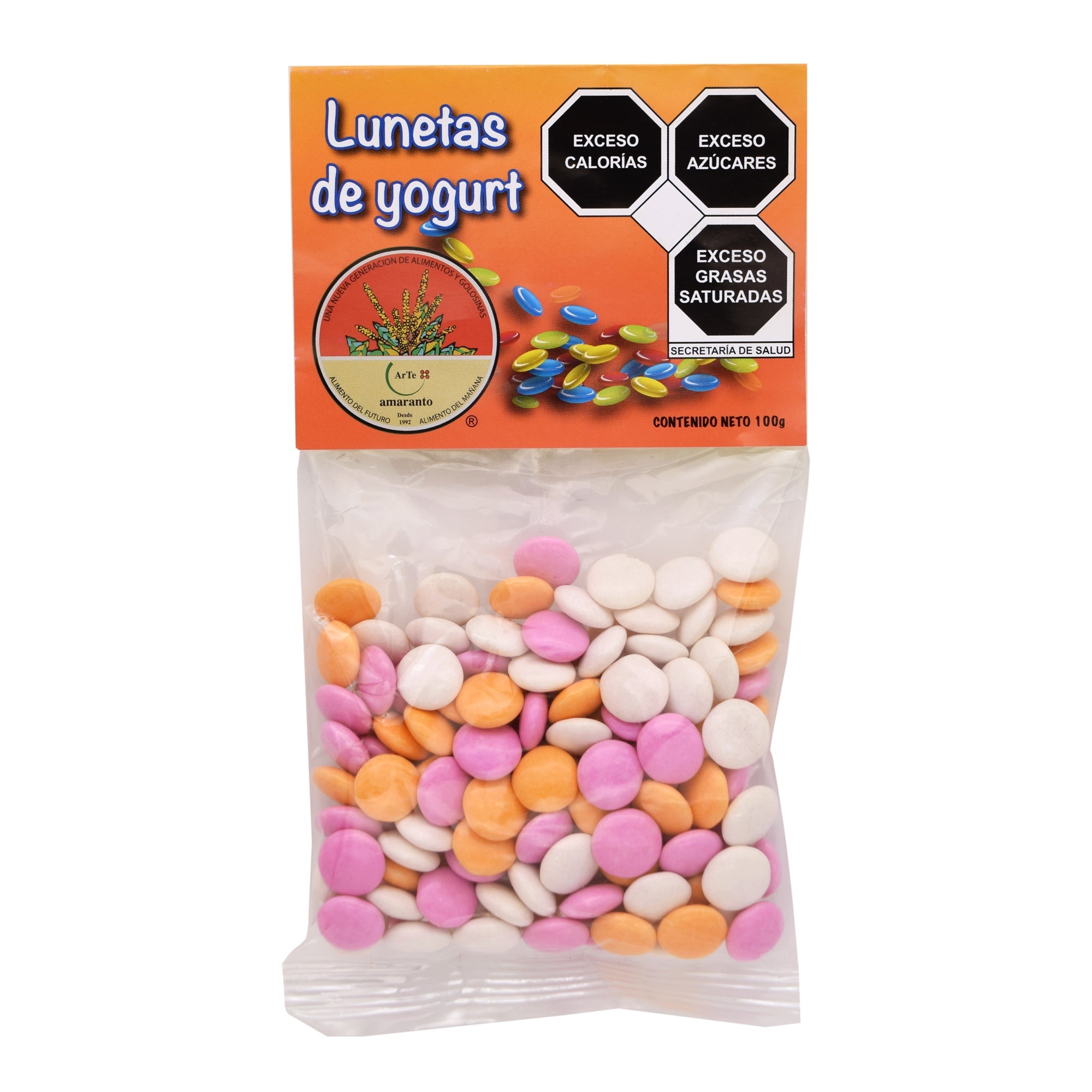 Lunetas De Yogurt 100 G (Caja 15)