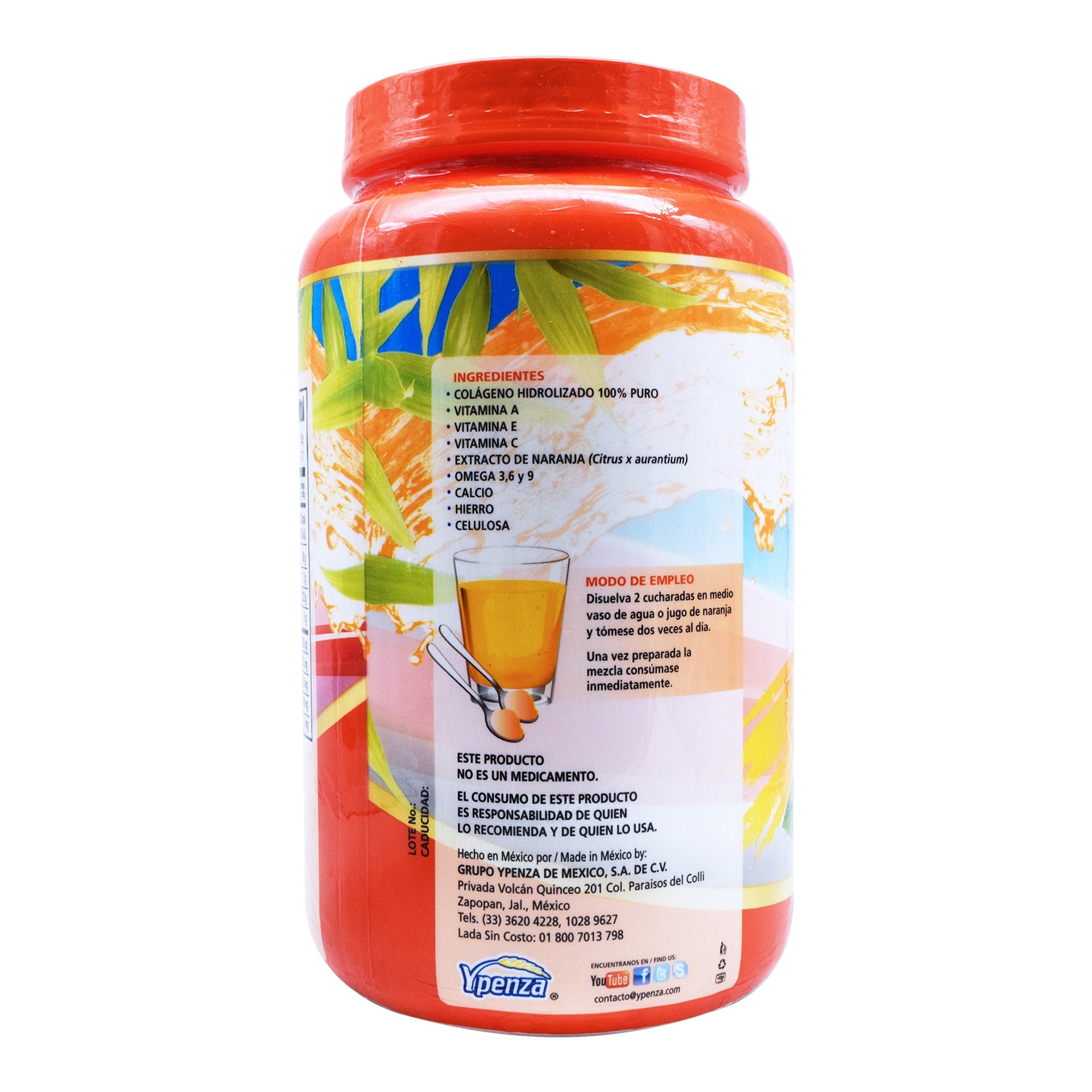 Colageno Hidrolizado Sab Naranja 1100 G