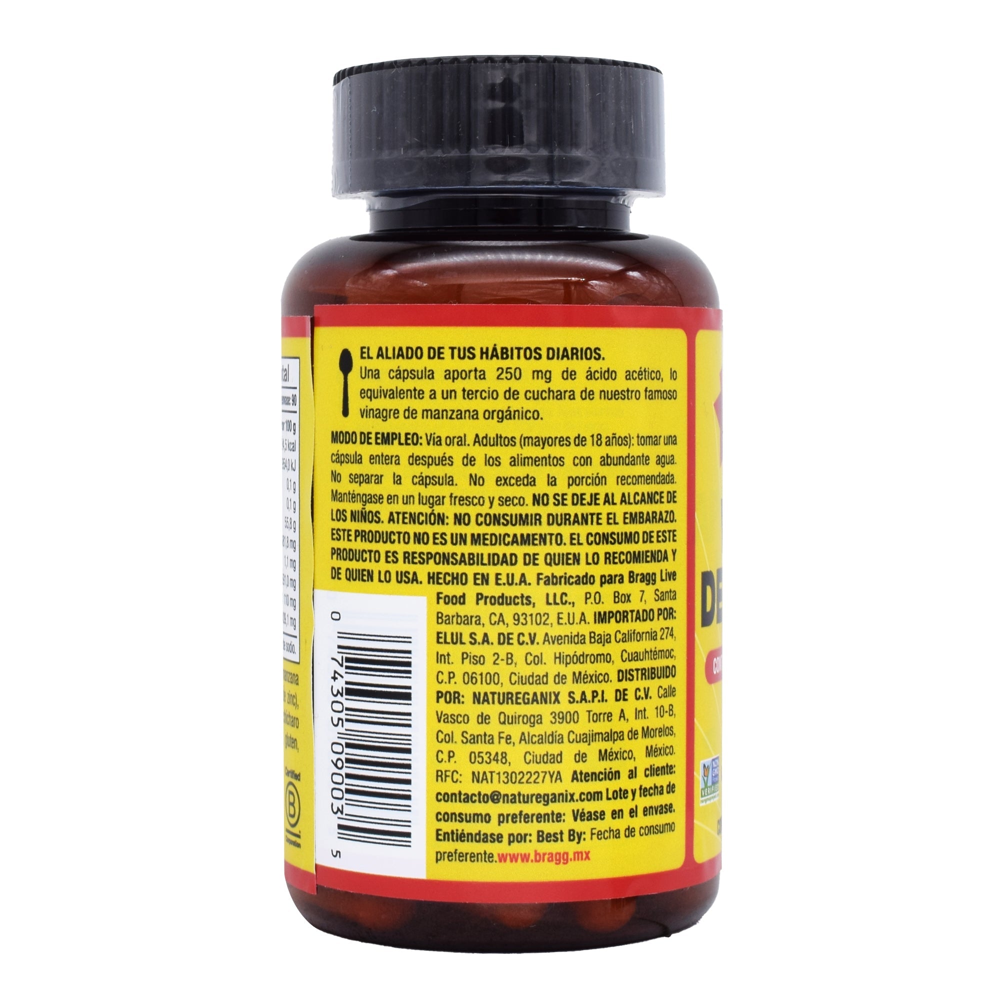 Vinagre De Manzana 90 Cap