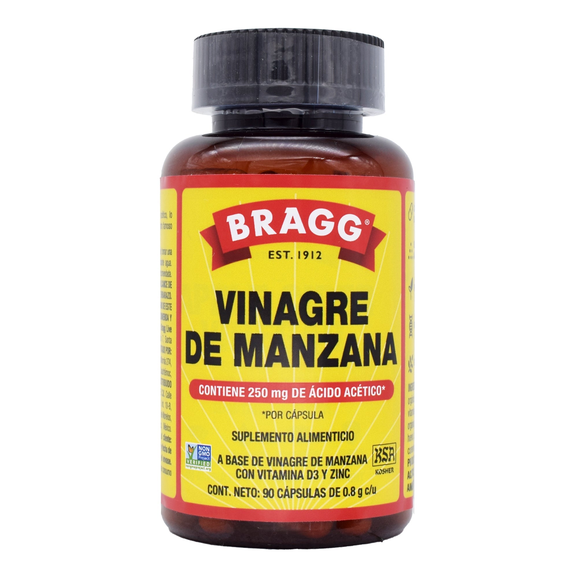 Vinagre De Manzana 90 Cap
