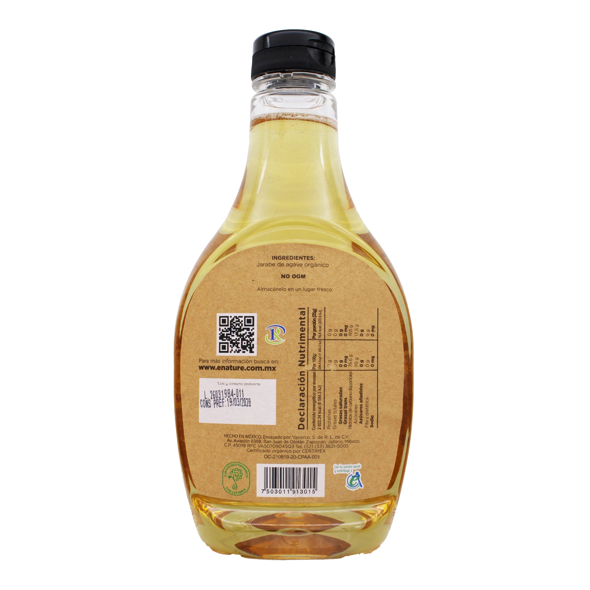 Jarabe De Agave Std Light 660 G