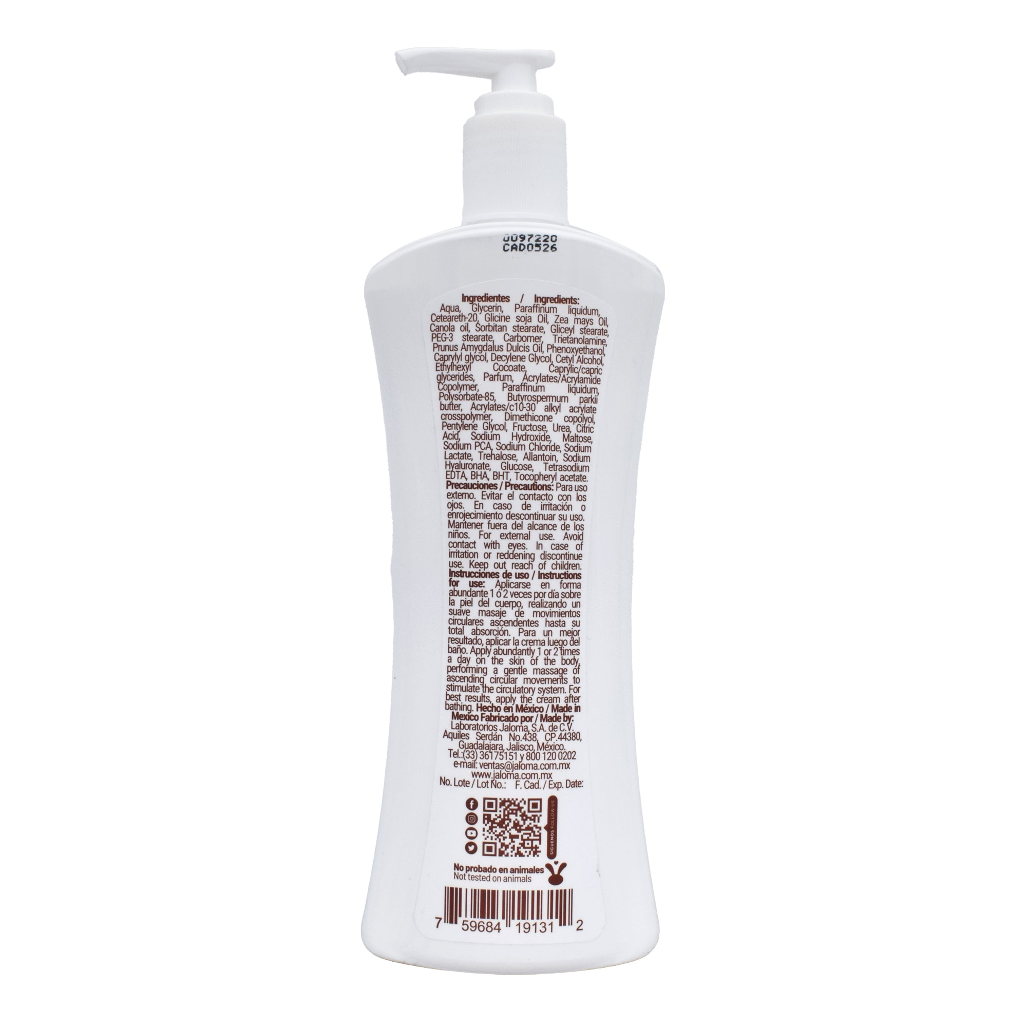 Crema Corporal Con Aceite De Almendras 400 Ml