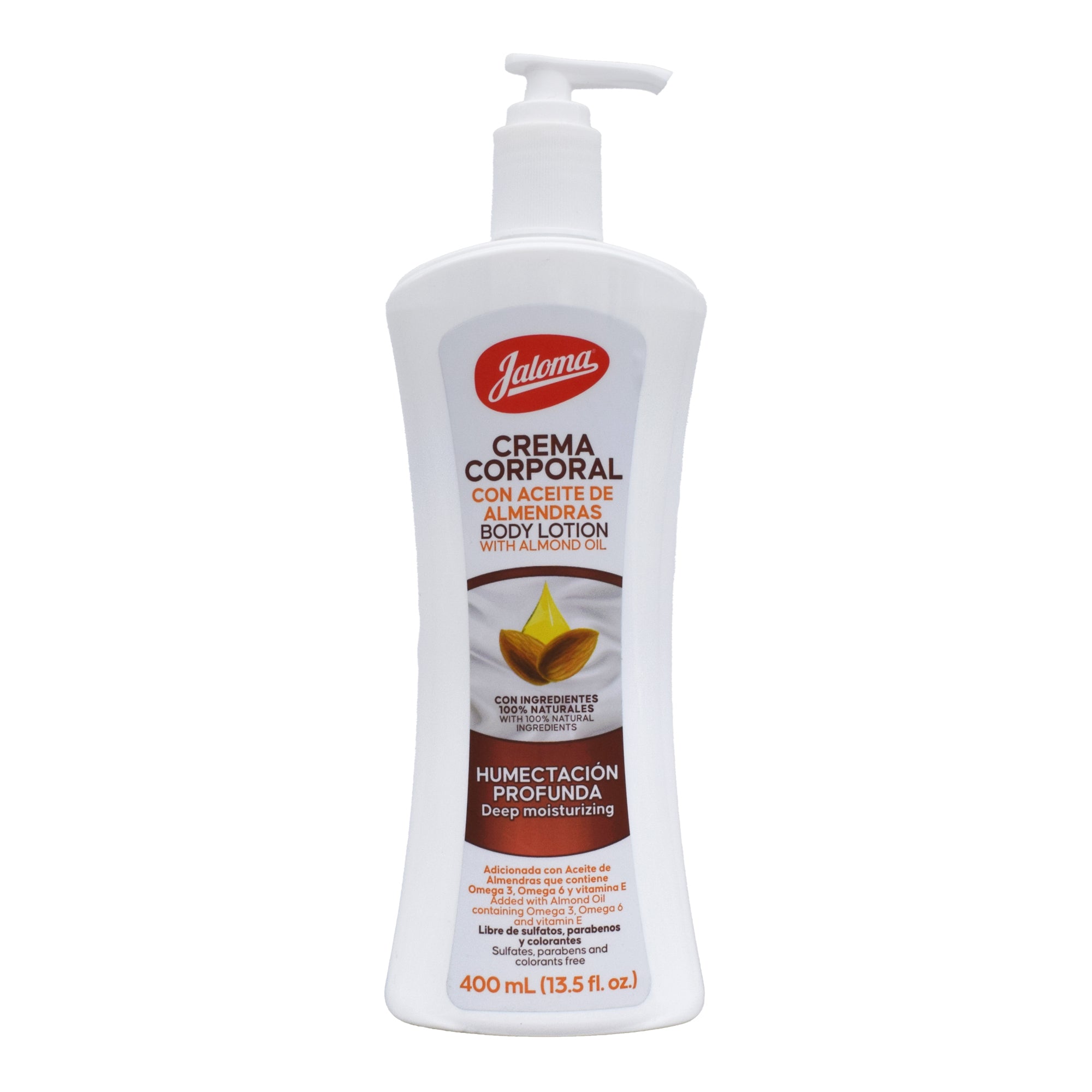 Crema Corporal Con Aceite De Almendras 400 Ml
