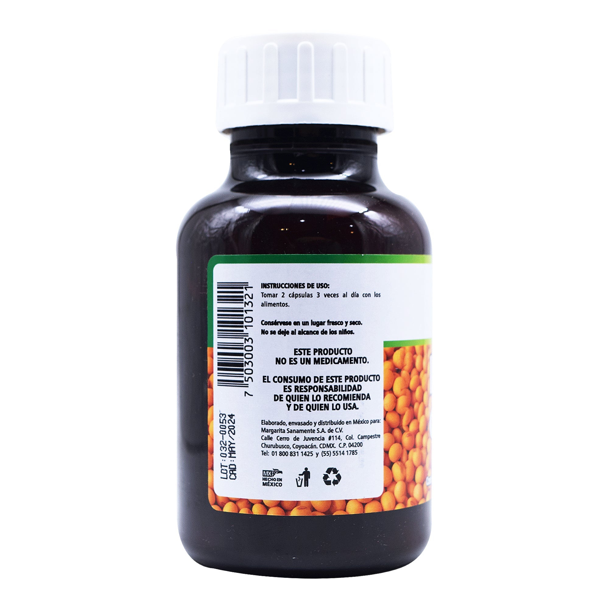 Lecitina De Soya 100 Cap