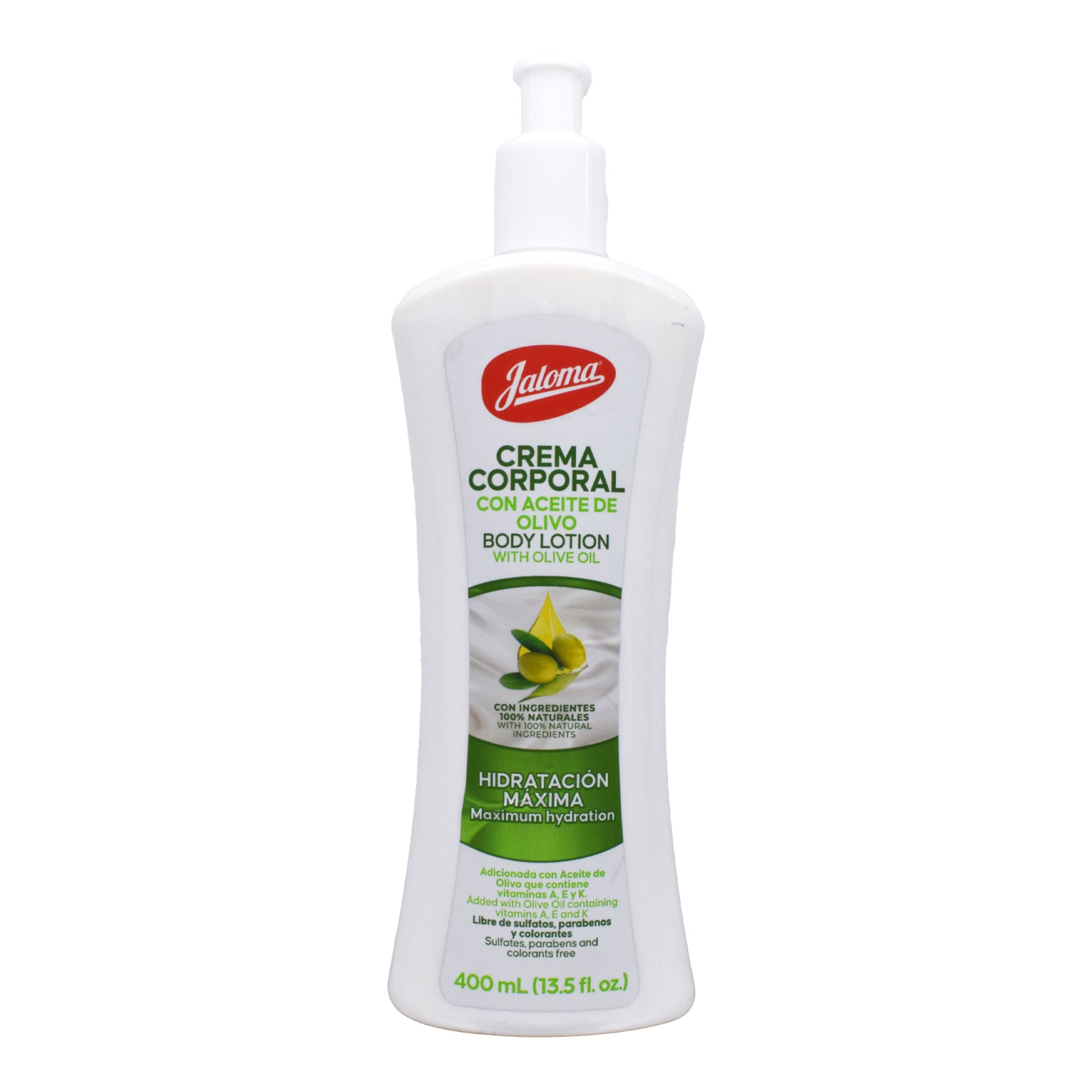 Crema Corporal Con Aceite De Olivo 400 Ml