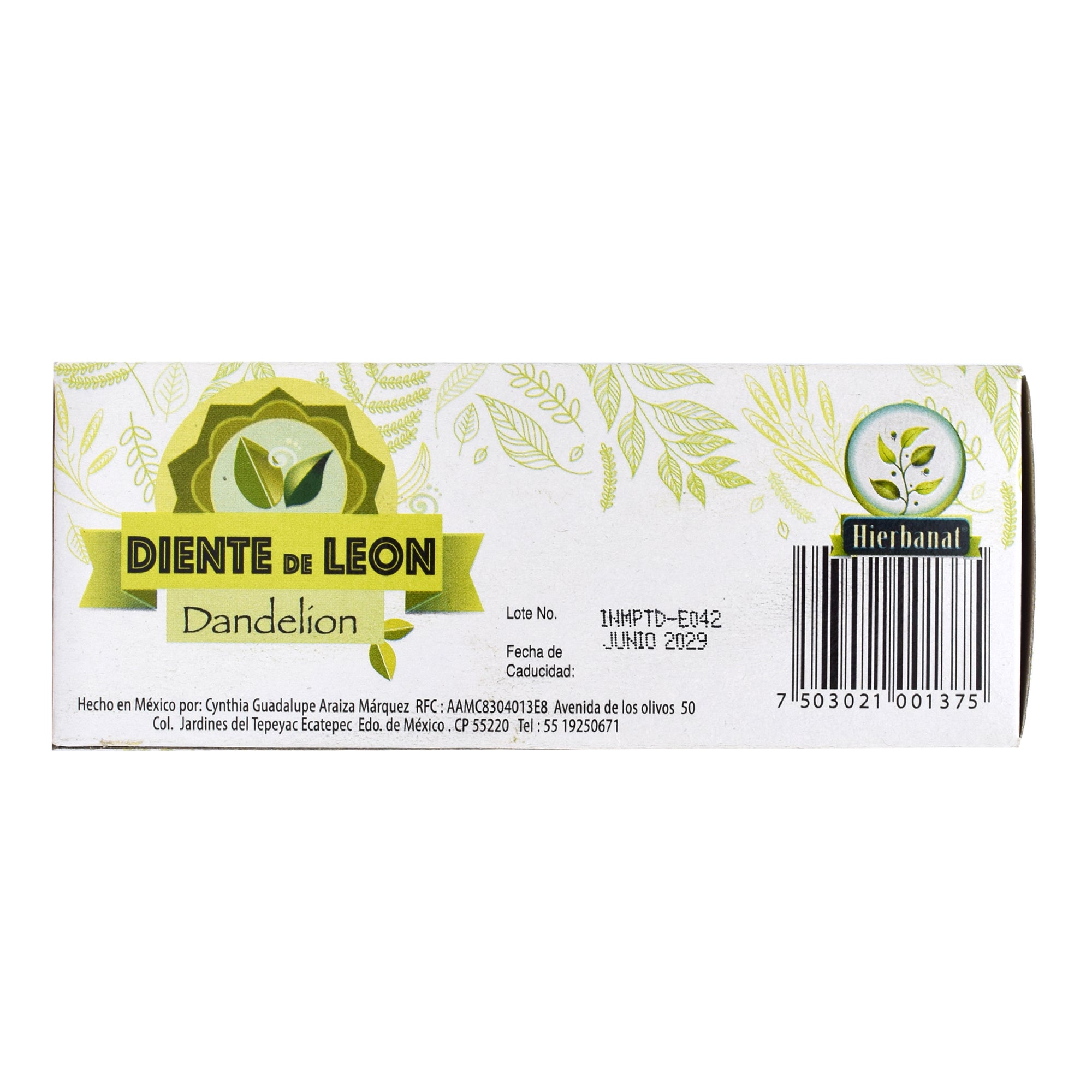 Te Diente De Leon 25 Sob