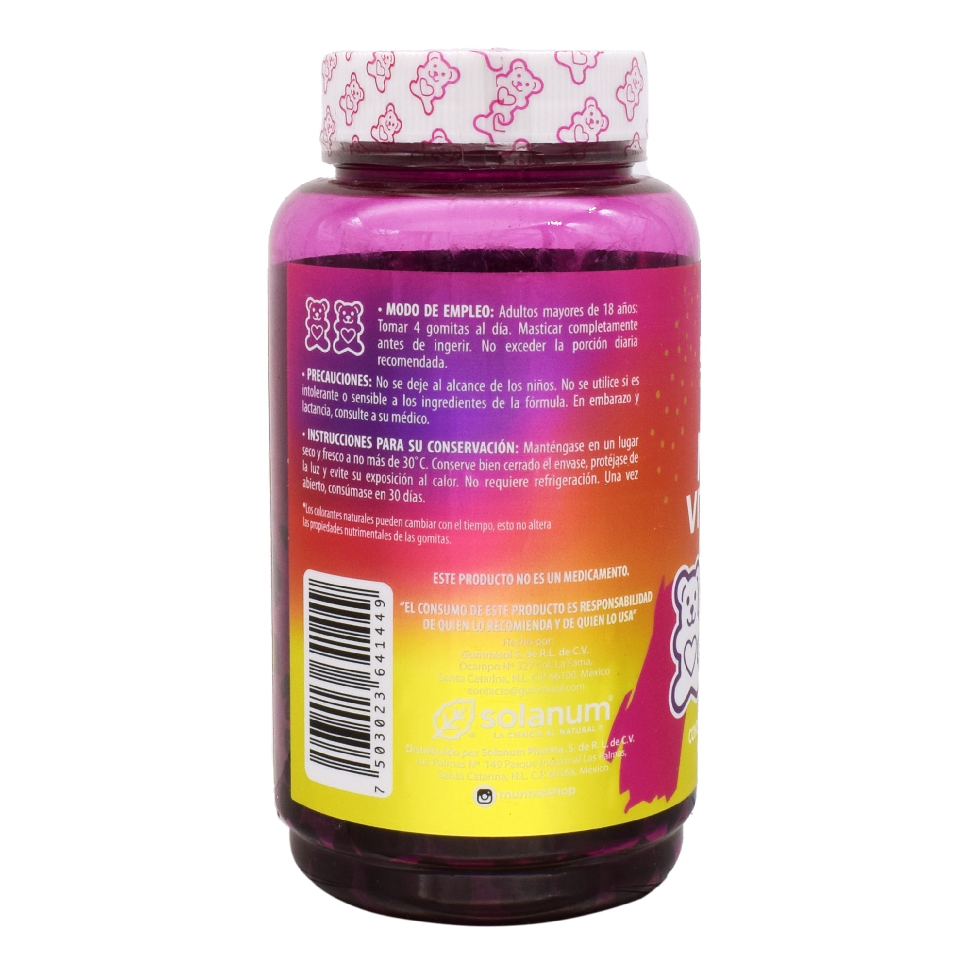 Gomitas Multi Para Mujer Frutos Rojos 280 G