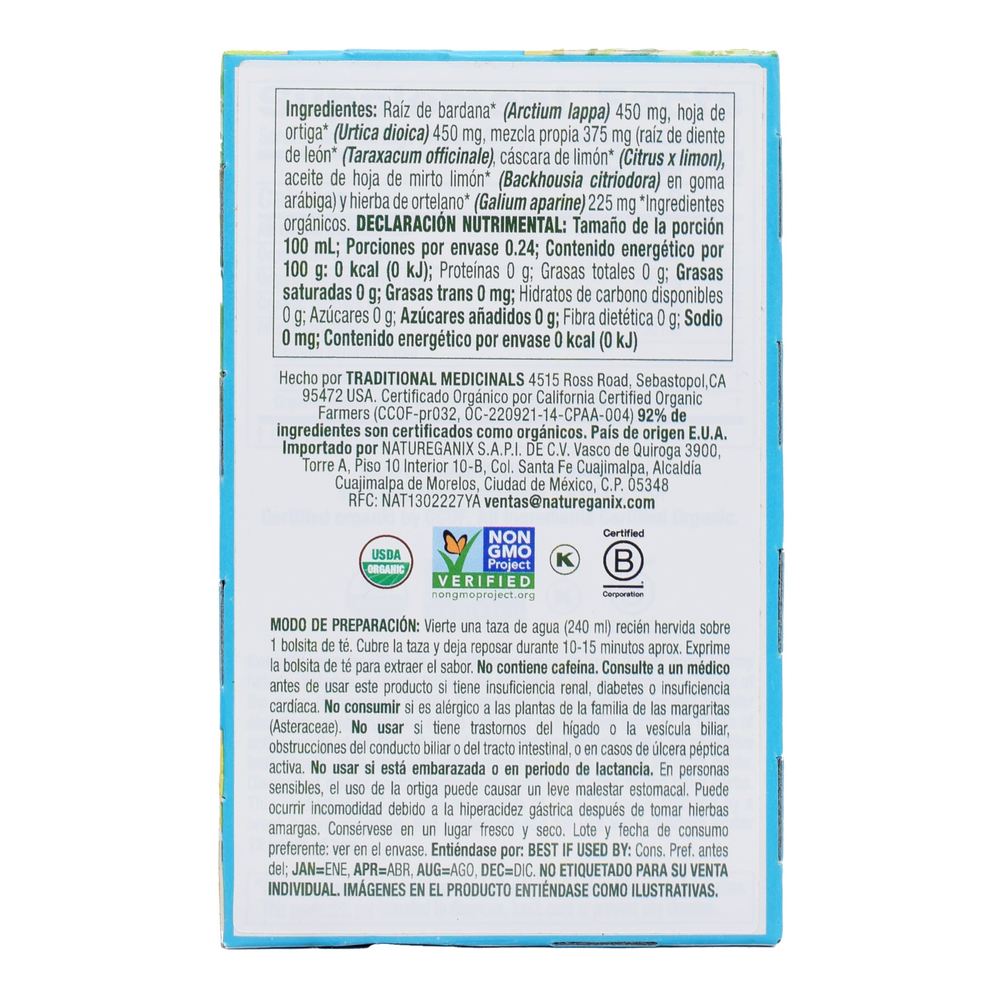 Te De Limon 16 Sob 1.5 G C/u