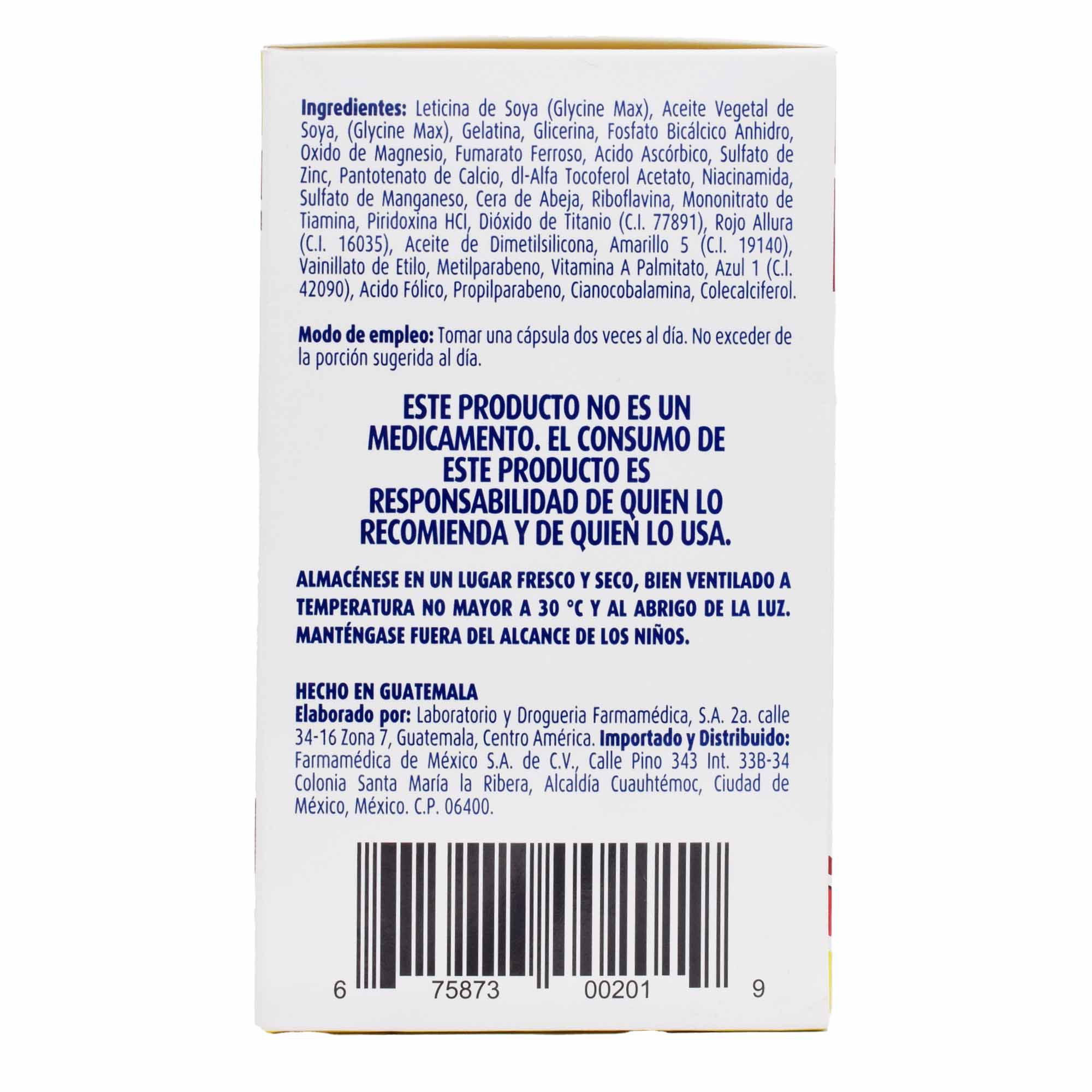 Vital Fuerte Mx 100 Cap