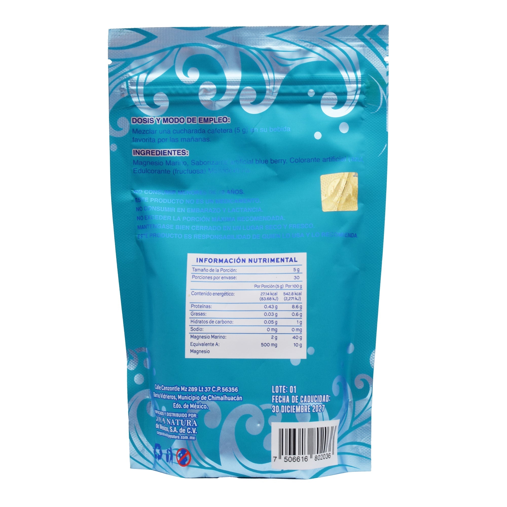 Magnesio Marino Blueberry 150 G