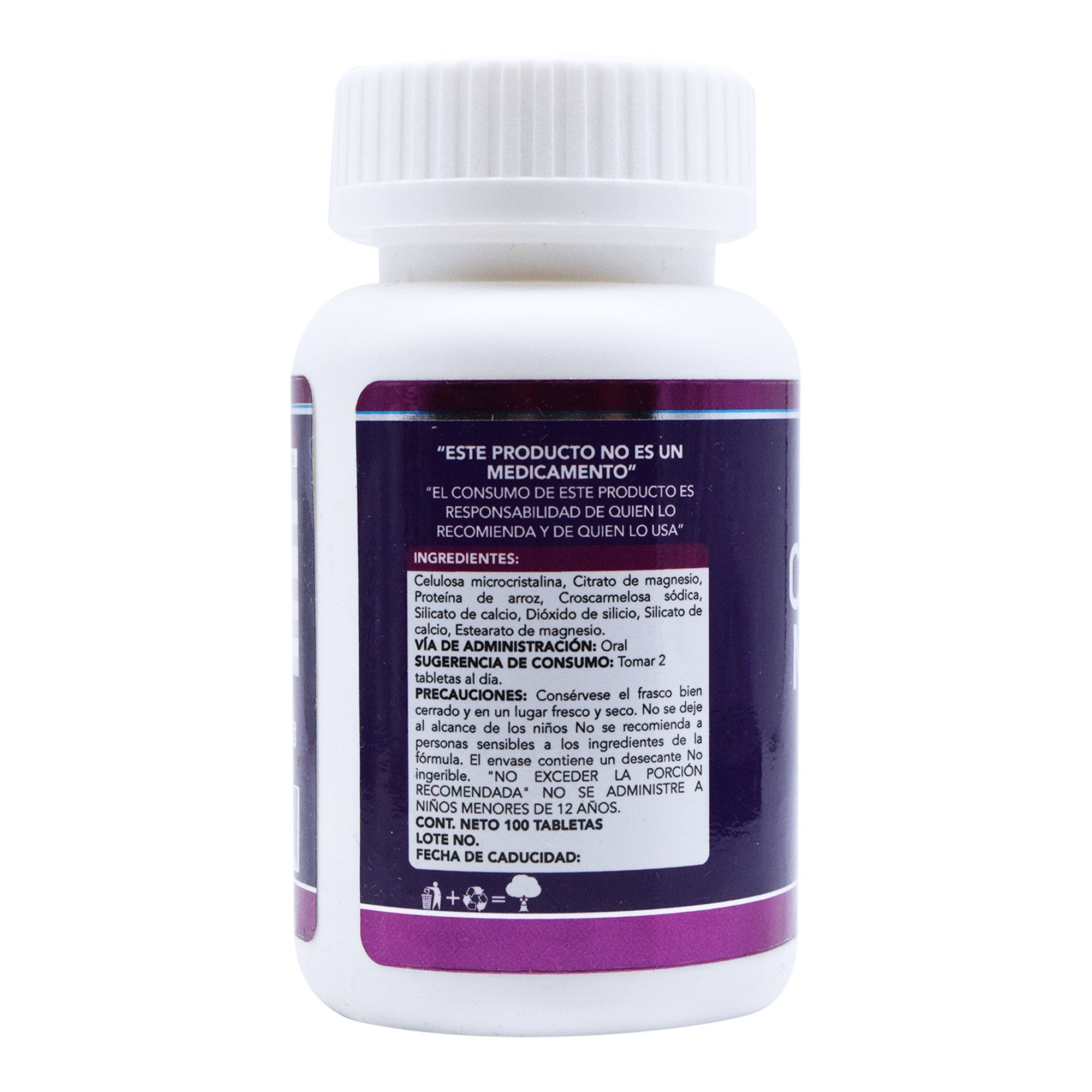 Citrato De Magnesio 100 Tab