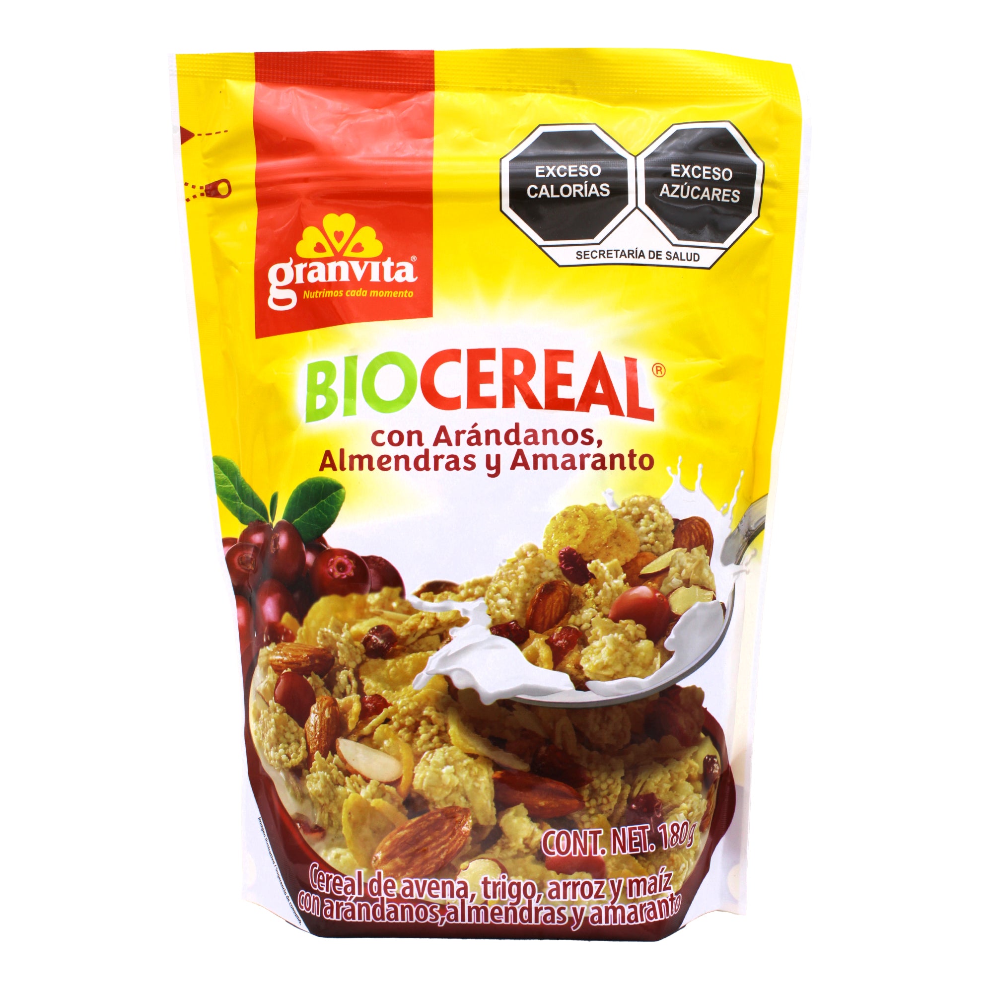 Cereal Con Arandanos Y Amaranto 180 G