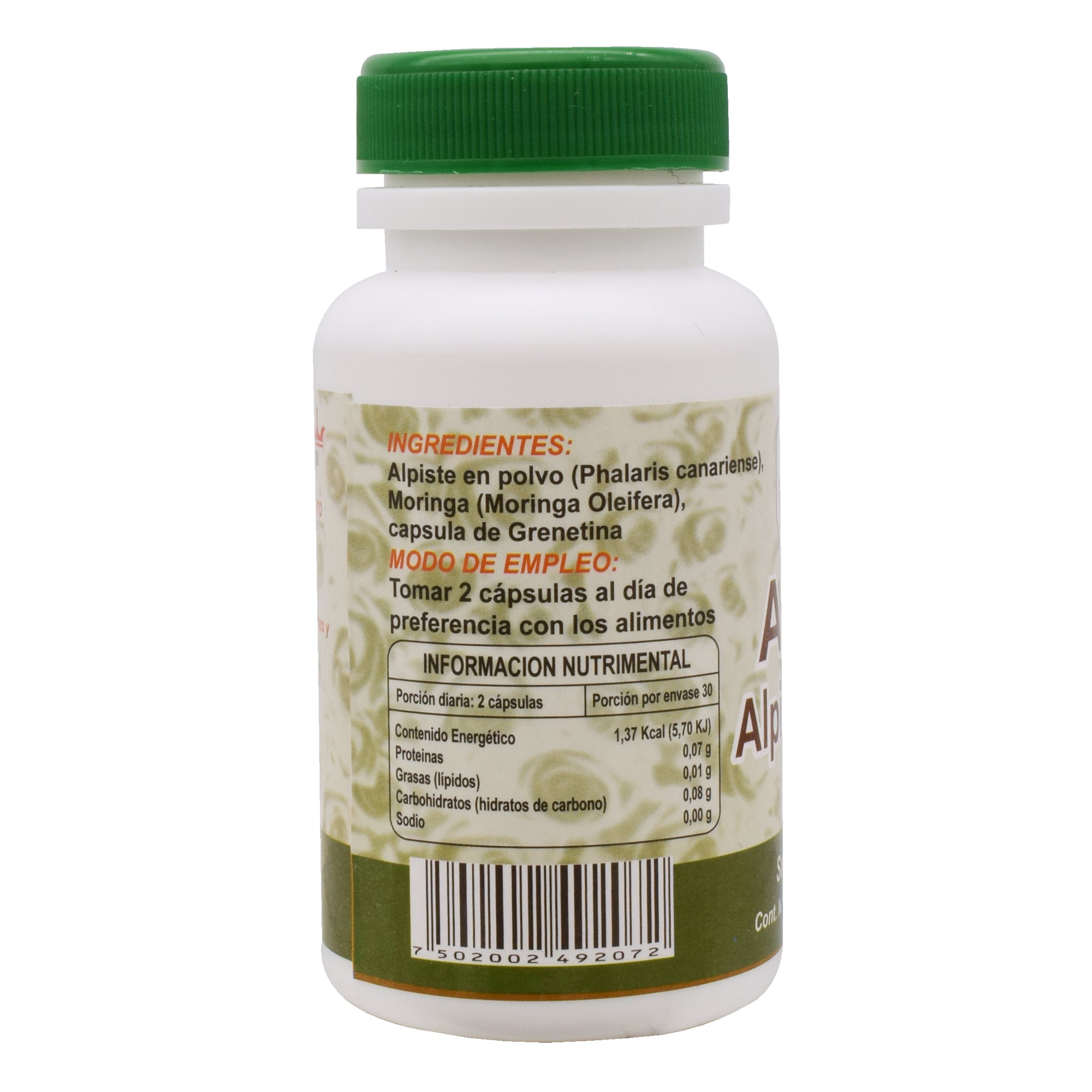 Alpiste Con Moringa 60 Cap