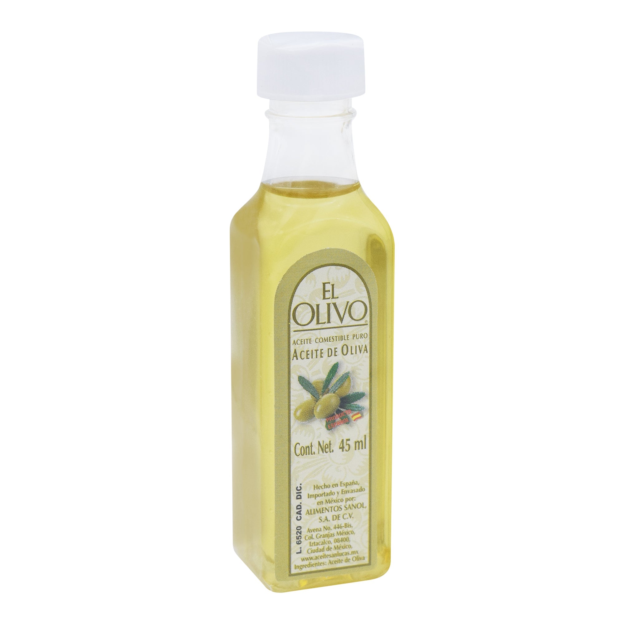 Aceite De Oliva 45 Ml (Paquete 12)