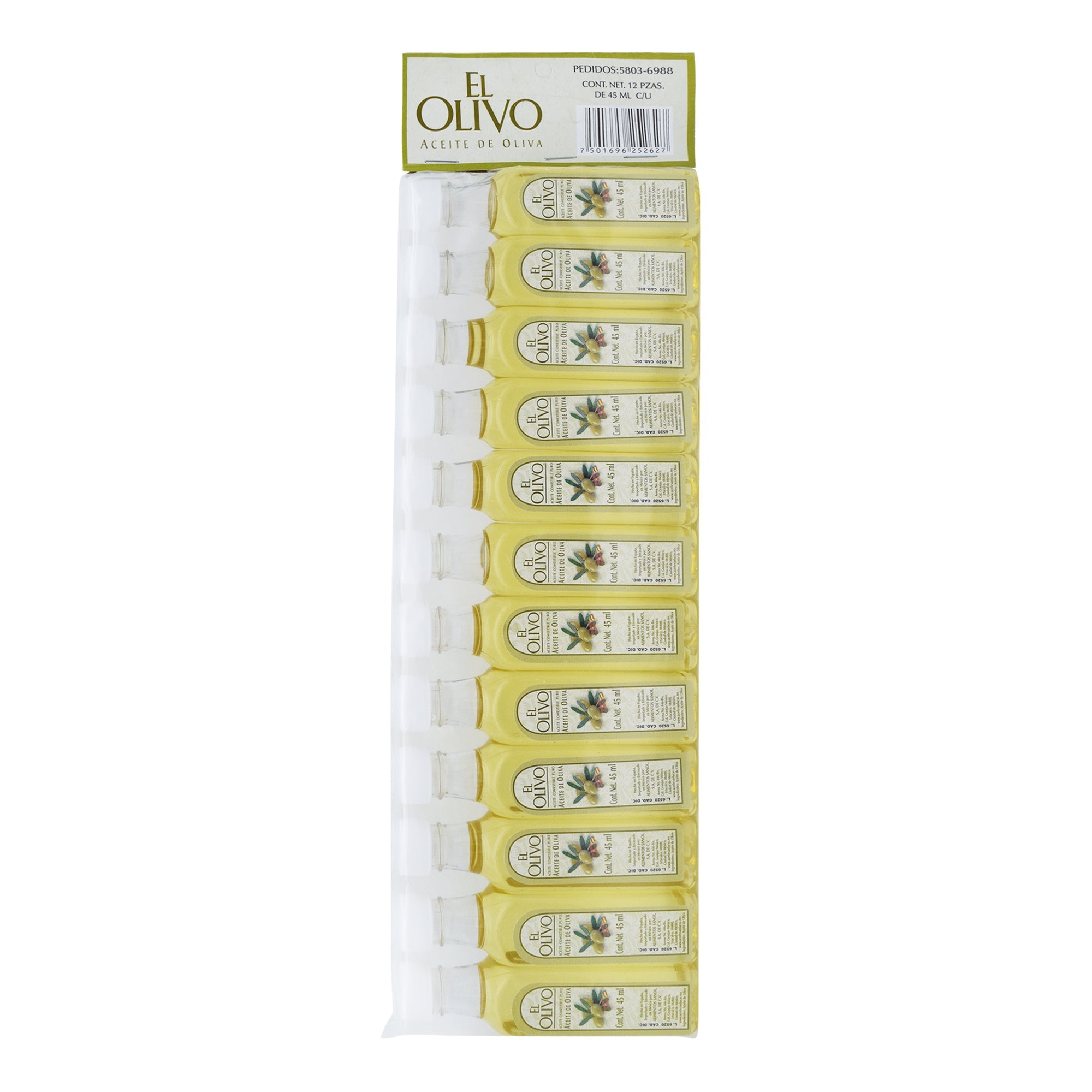 Aceite De Oliva 45 Ml (Paquete 12)