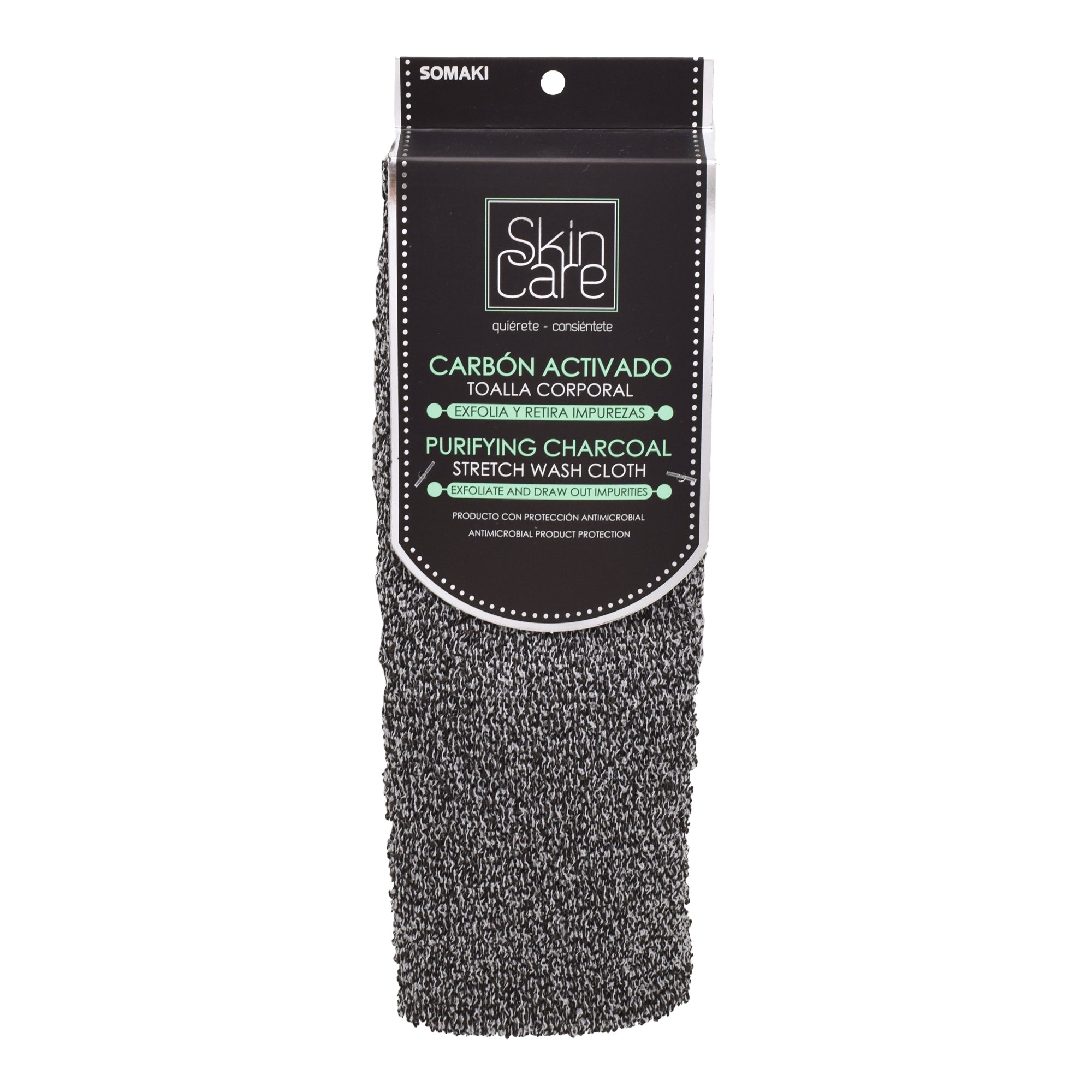Toalla Corporal Carbon Exfoliante 1 Pza