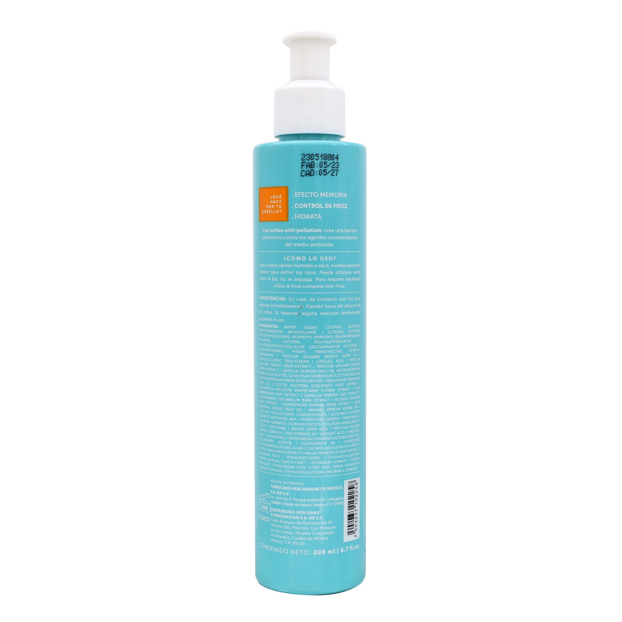 Crema Para Peinar Anti Frizz 200 Ml