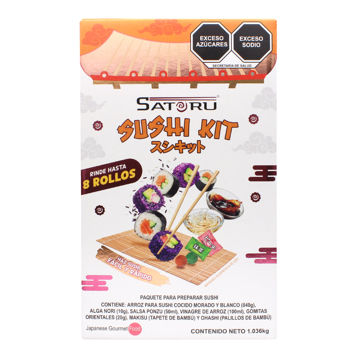 Sushi Kit Prepara 8 Rollos