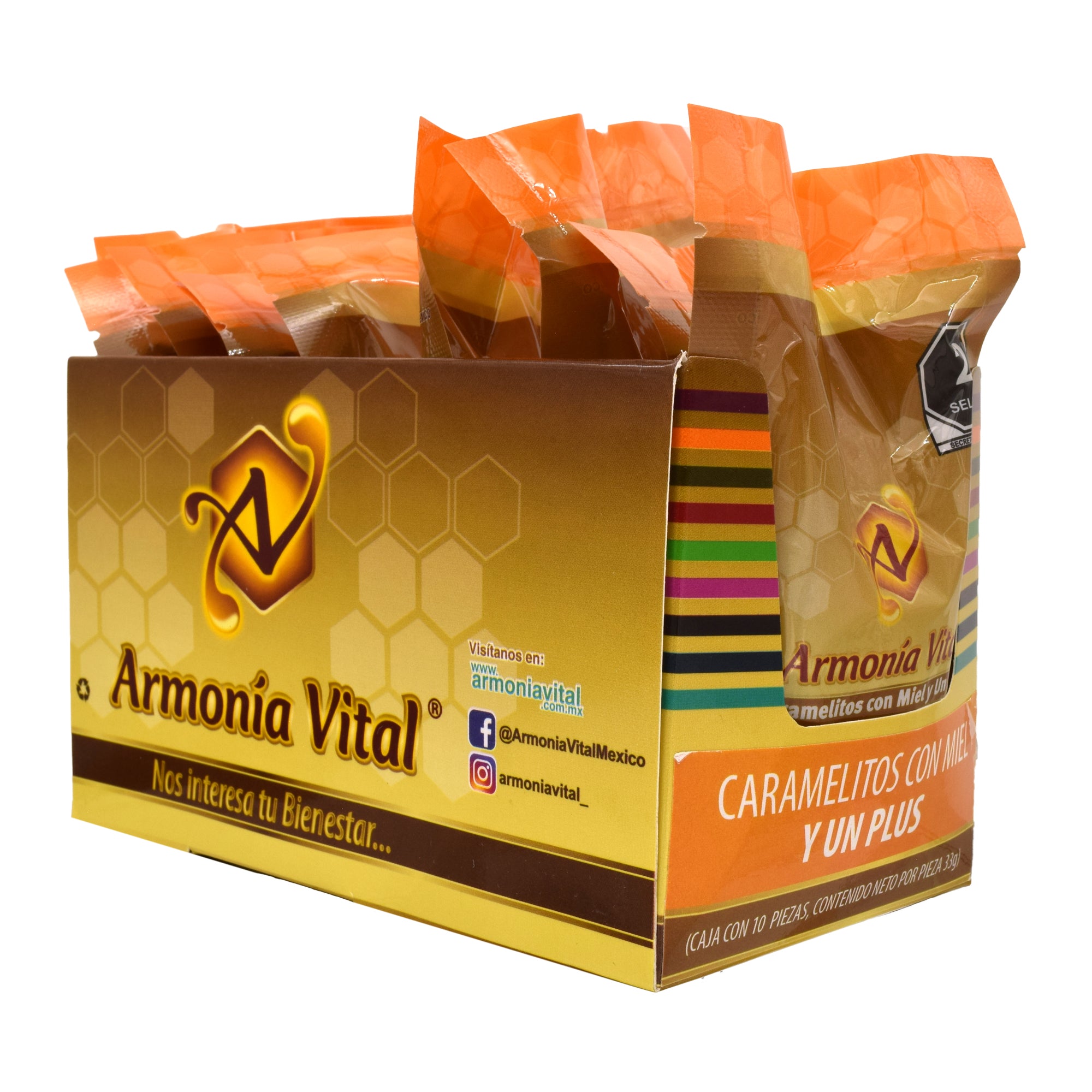 Caramelo De Miel Fortiplus 33 G (Paquete 10)