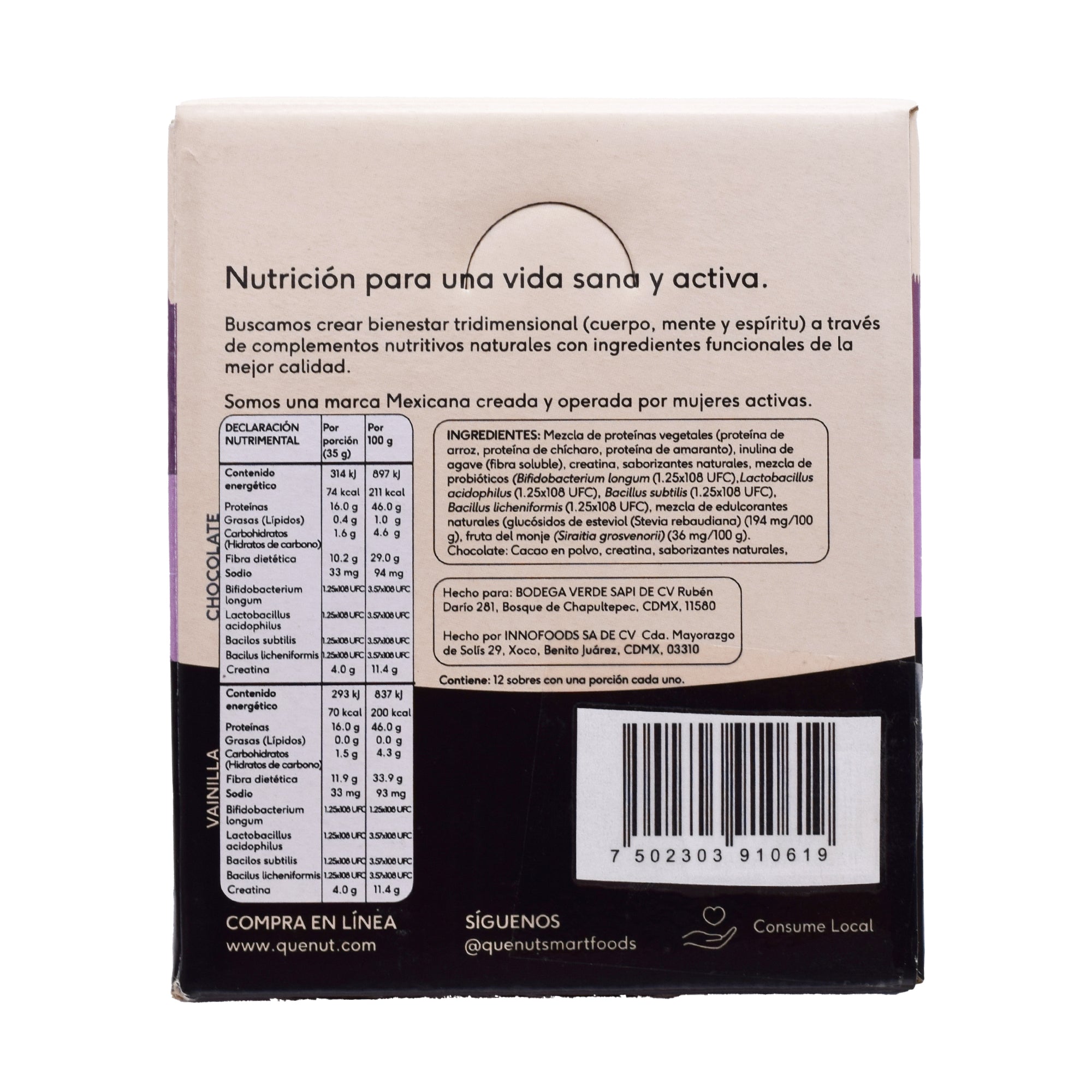 Post Workout Chocolate 35 G (Paquete 12)