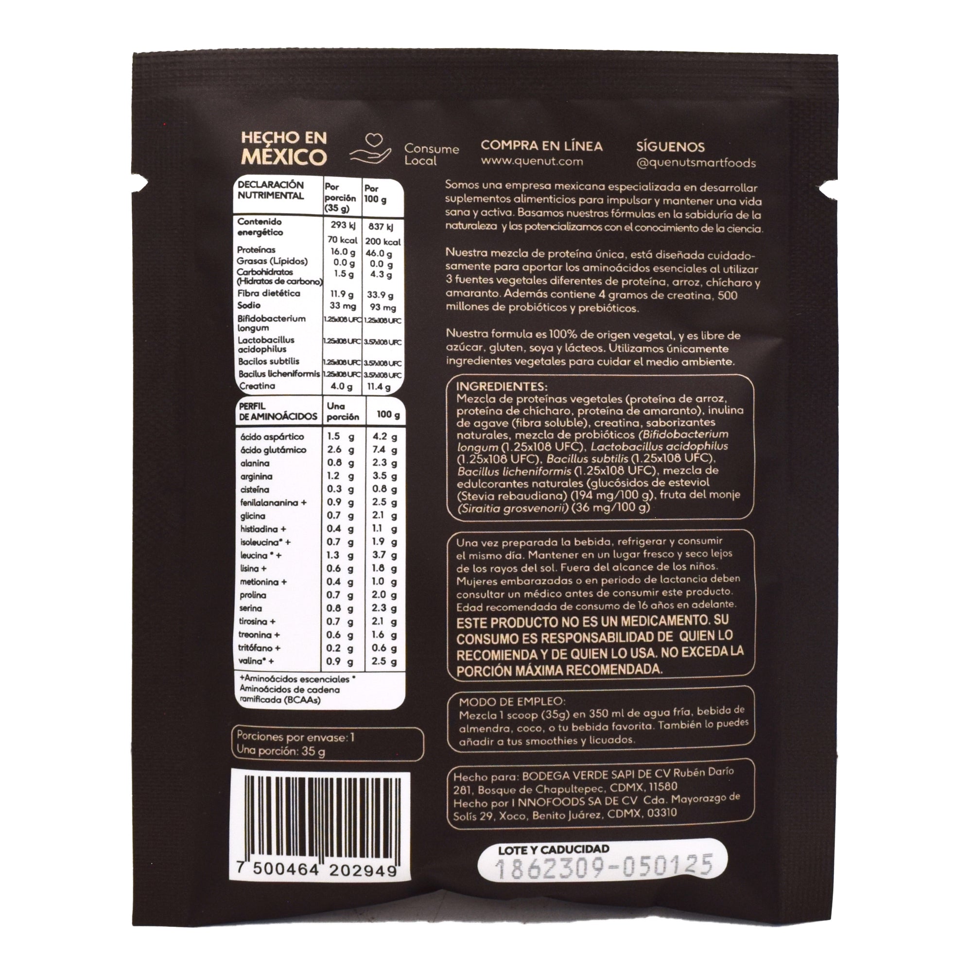 Post Workout Vainilla 35 G (Paquete 12)