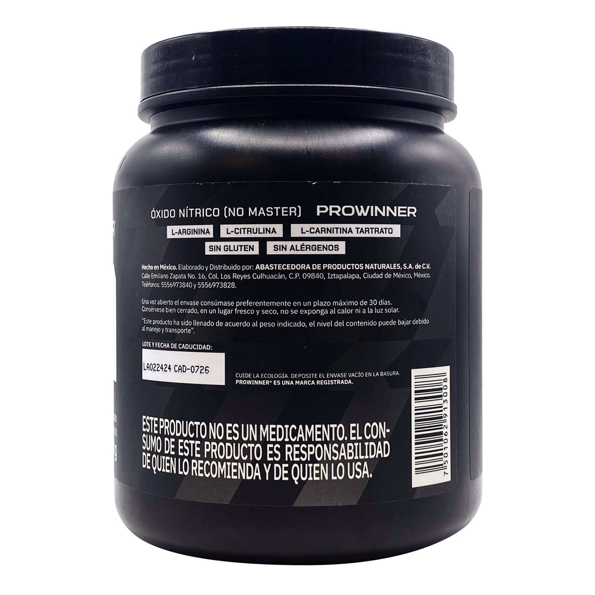 Oxido Nitrico En Polvo 600 G