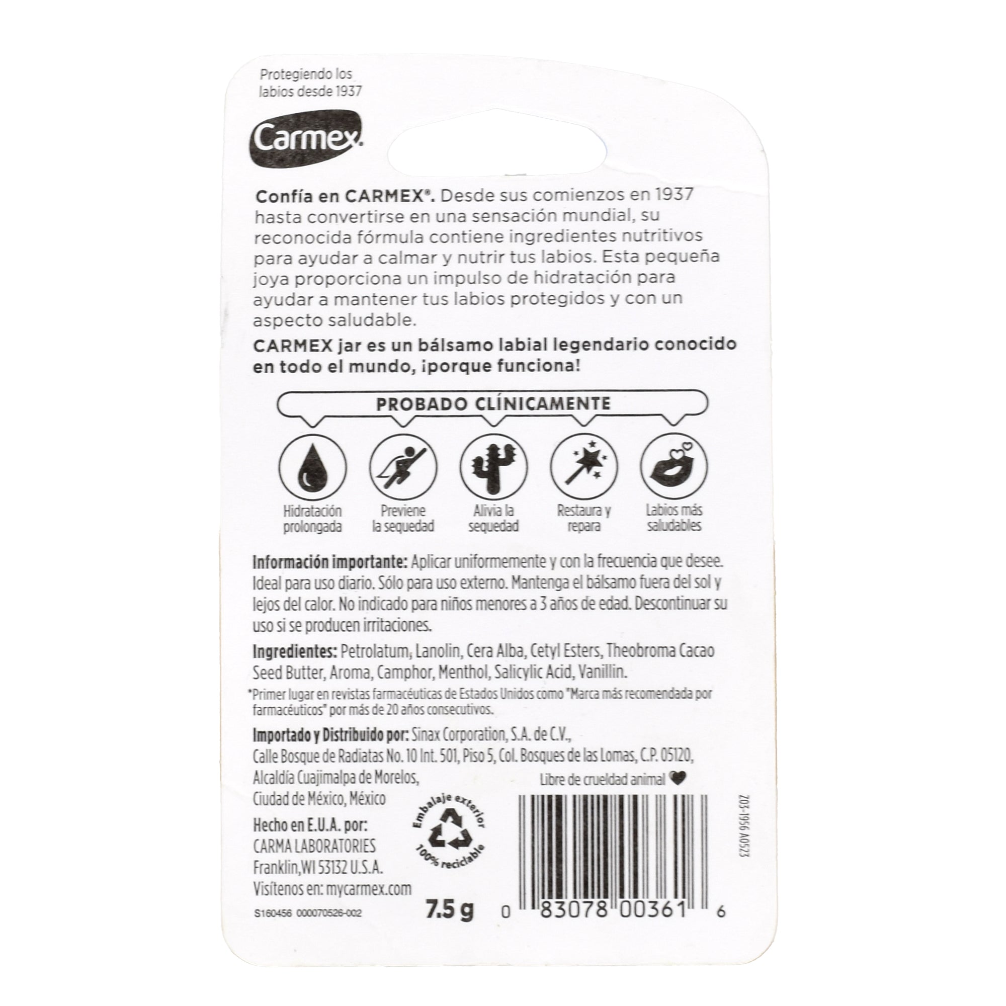 Balsamo Labial 7.5 G