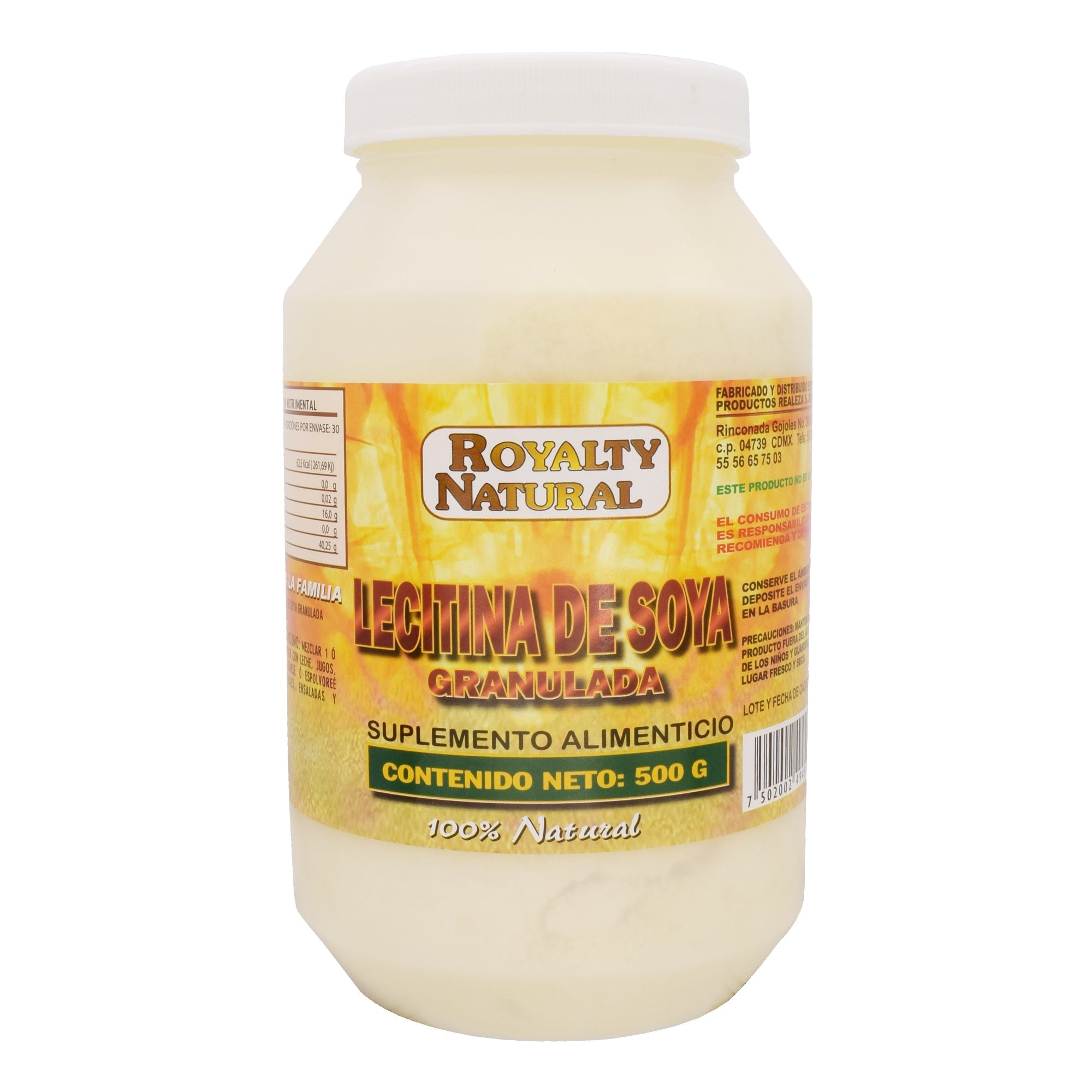 Lecitina De Soya Granulada 500 G
