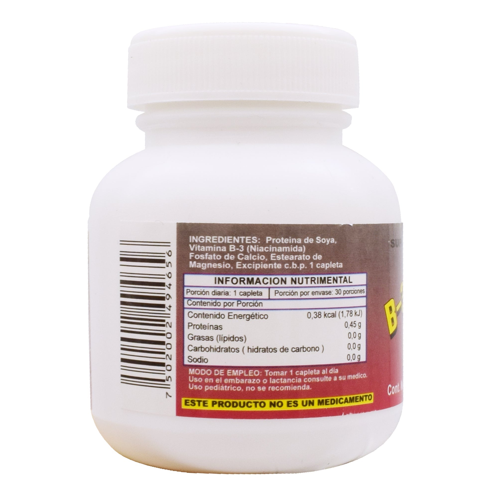Vitamina B3 Niacina 400 Mg 30 Cap