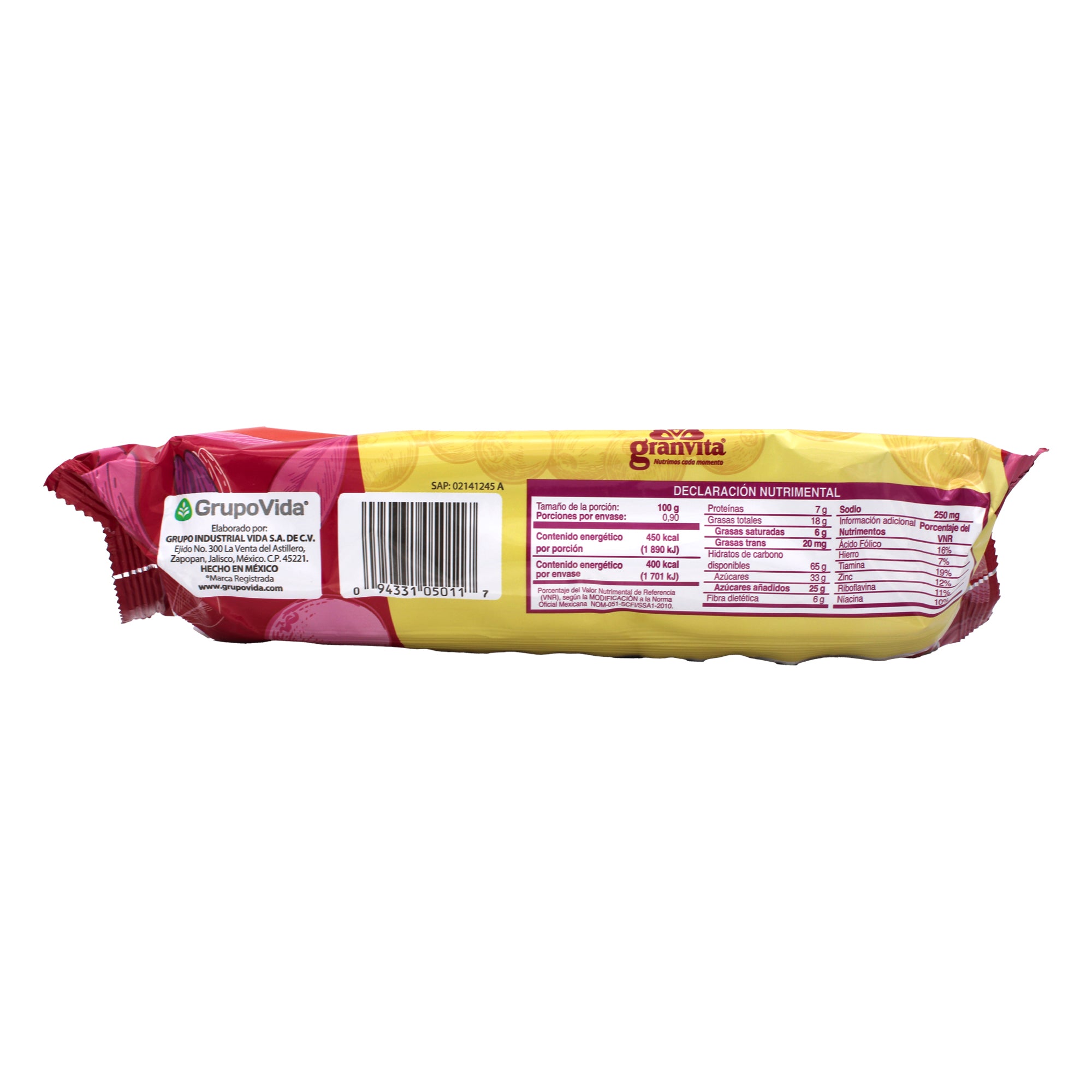 Galleta De Avena Arandano Yoghurt 90 G