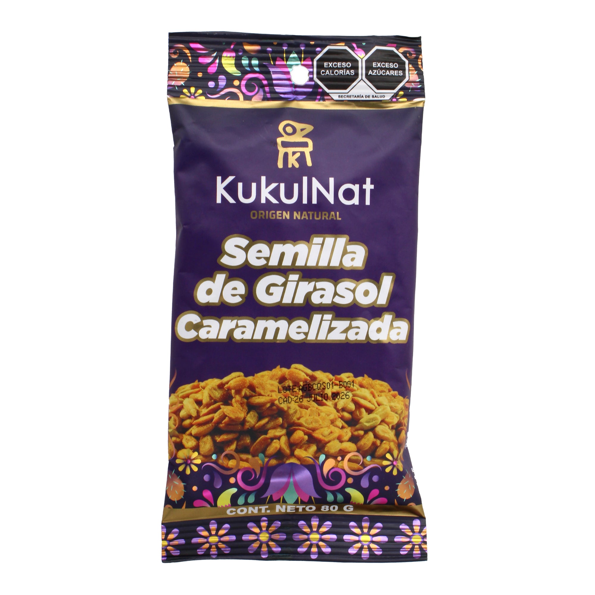 Semilla De Girasol Caramelizada 80 G